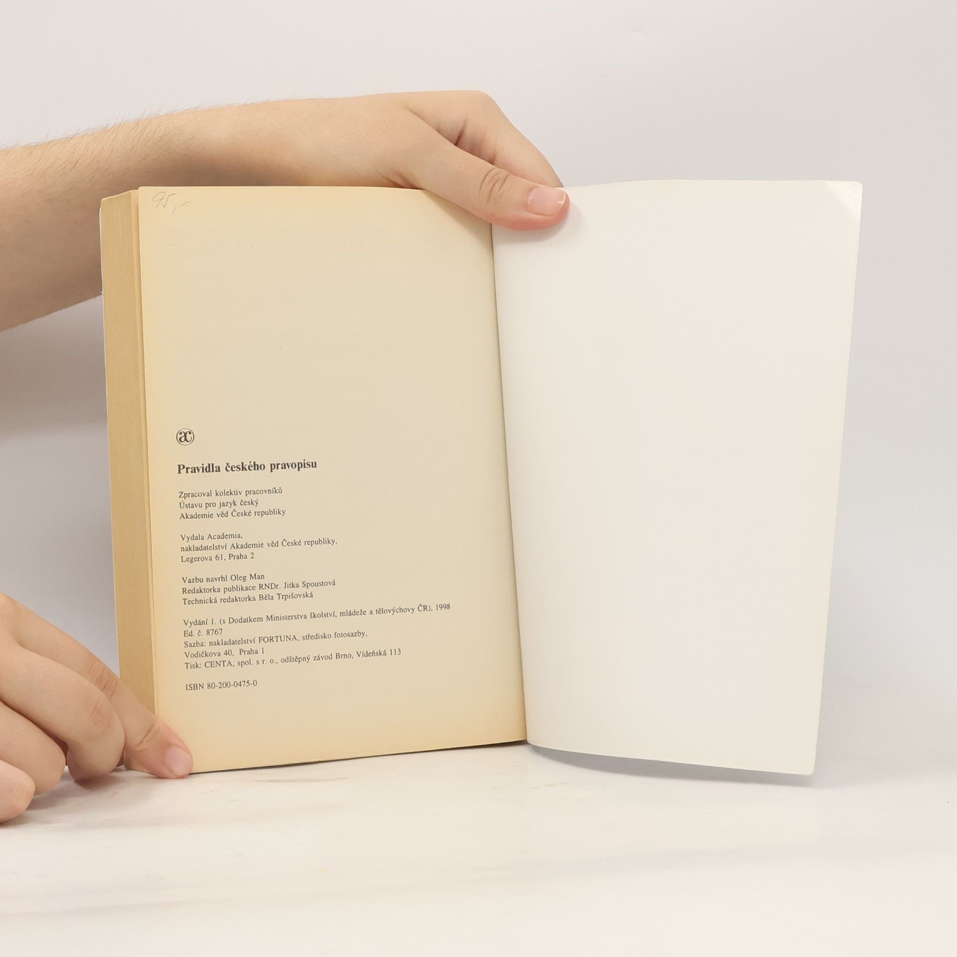 Various authors Pravidla českého pravopisu