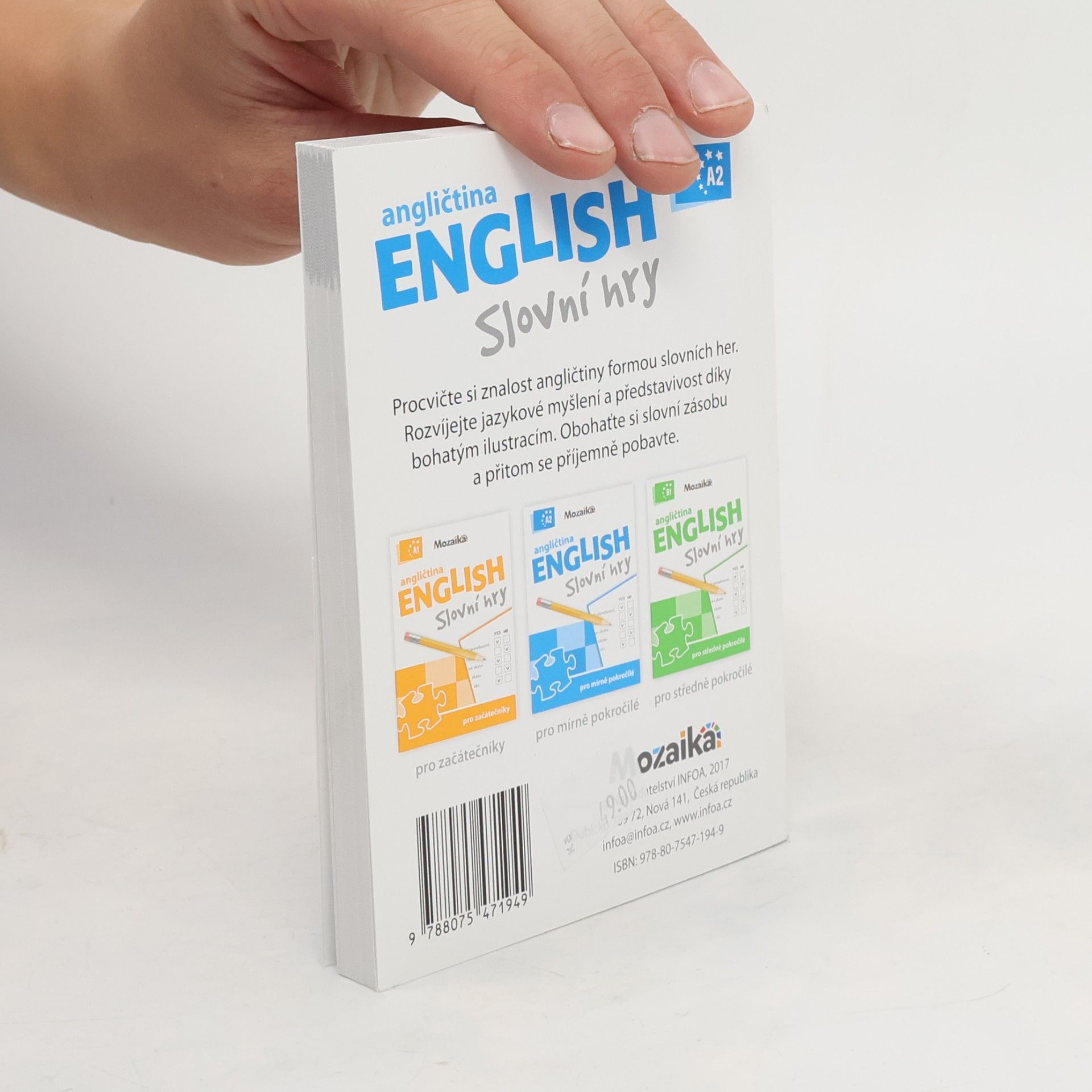 Antonín Šplíchal English = Angličtina : slovní hry pro mírně pokročilé : A2