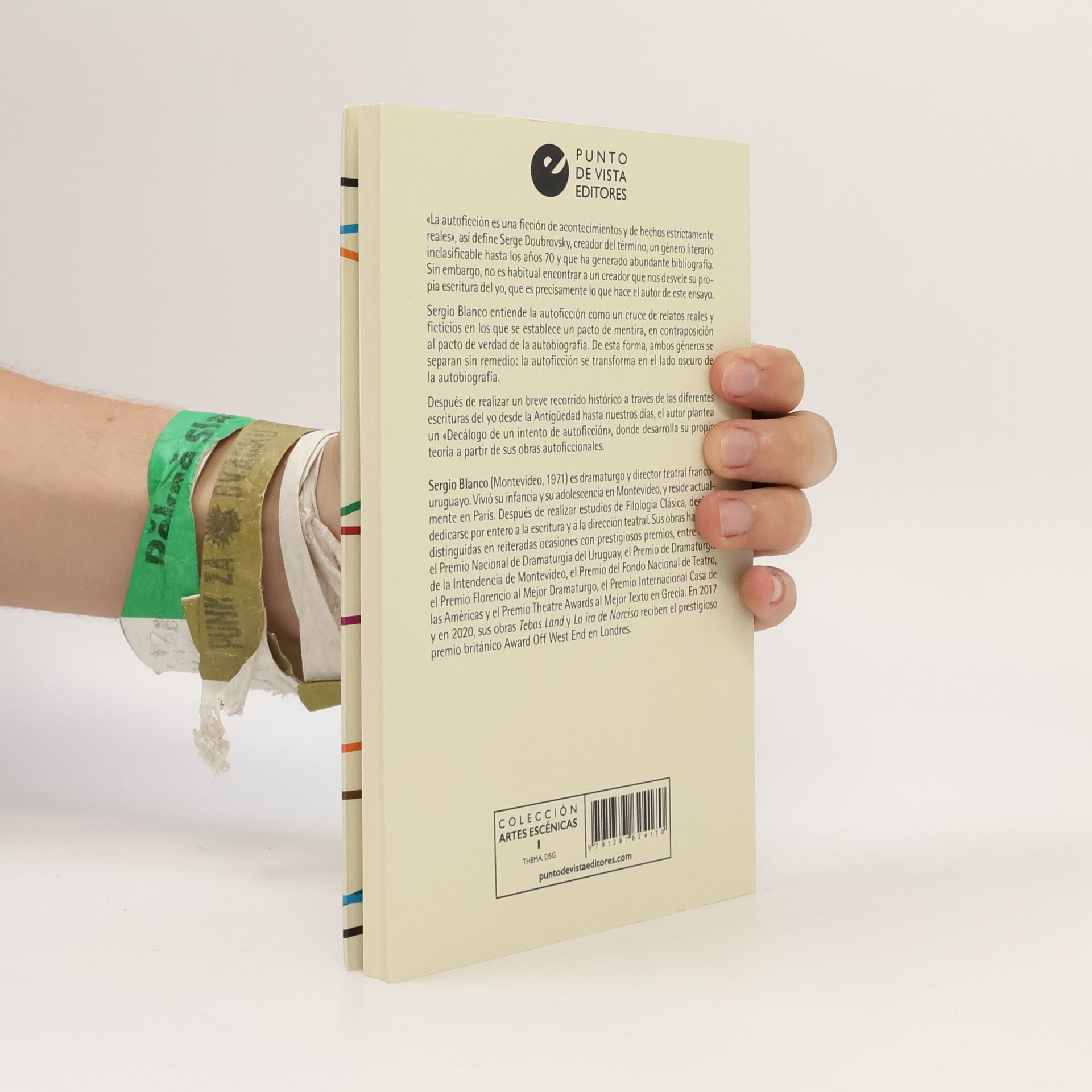 Sergio Blanco Artes escénicas - 1: Autoficción