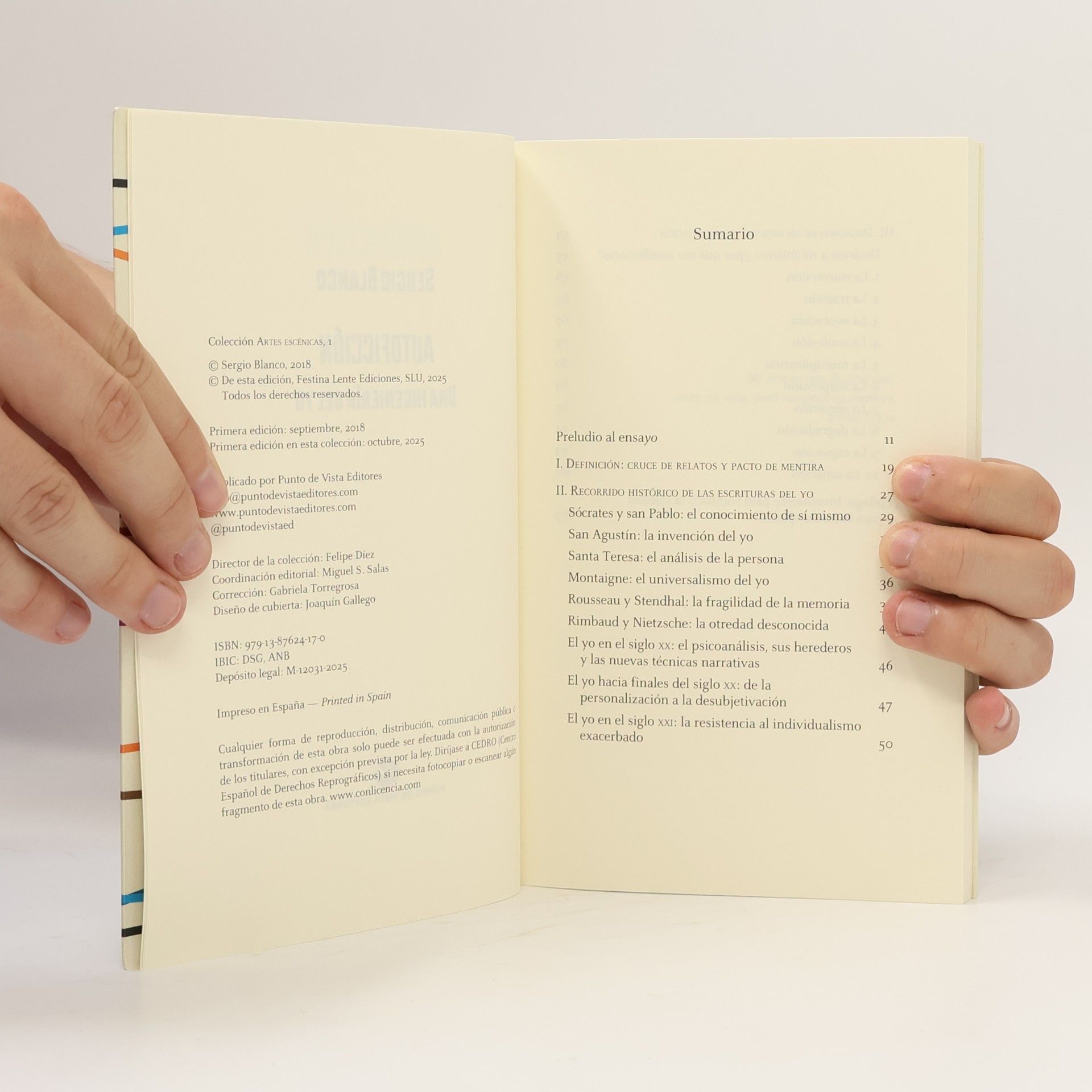 Sergio Blanco Artes escénicas - 1: Autoficción
