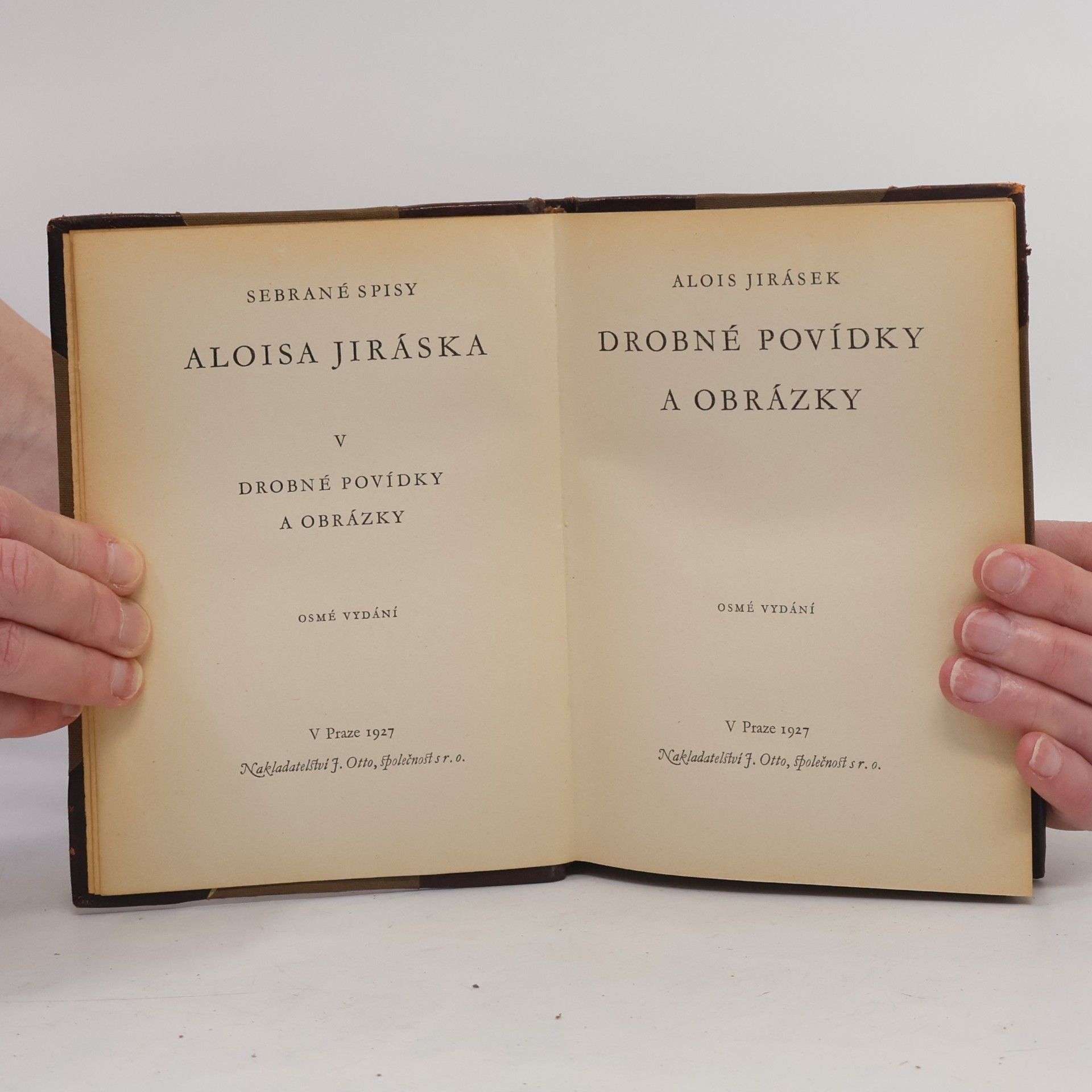 Alois Jirásek Spisy Aloise Jiráska V, Drobné povídky