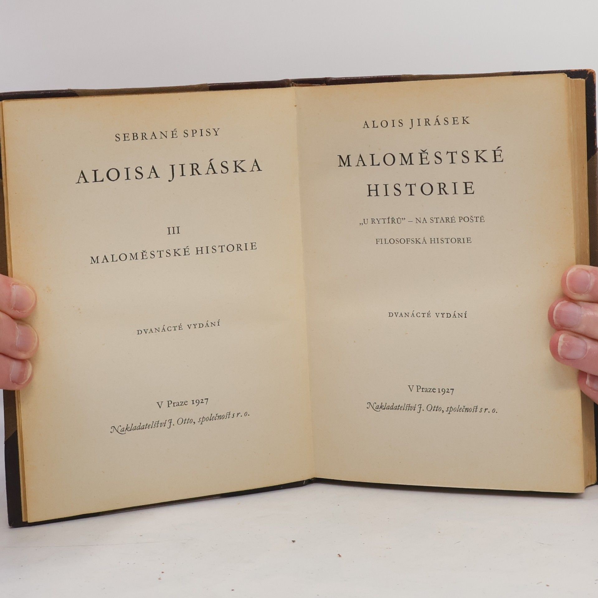 Alois Jirásek Spisy Aloise Jiráska III.