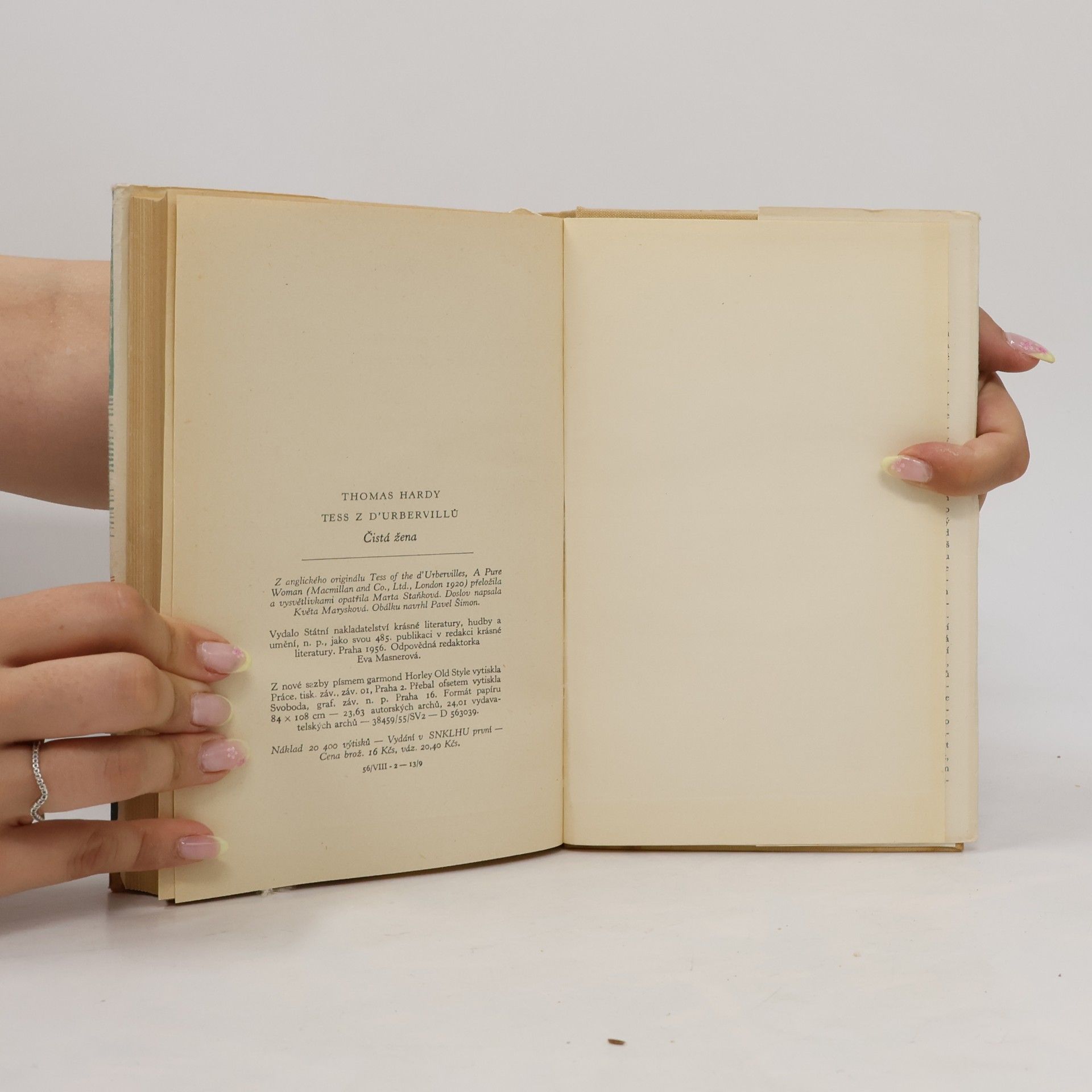 Thomas Hardy Tess z D'Urbervillů
