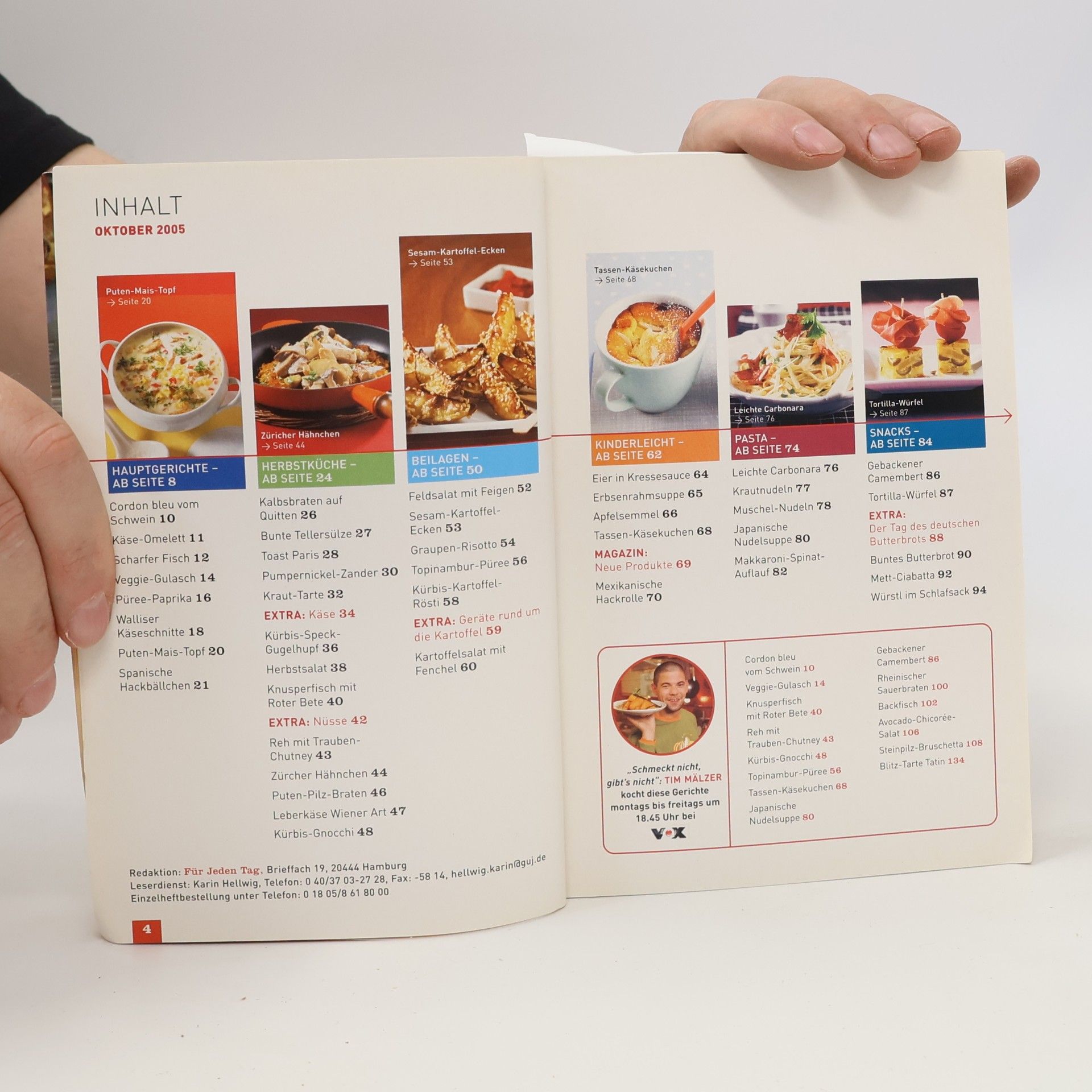 Collectif d'auteurs Essen und Trinken für jeden Tag 11/2005