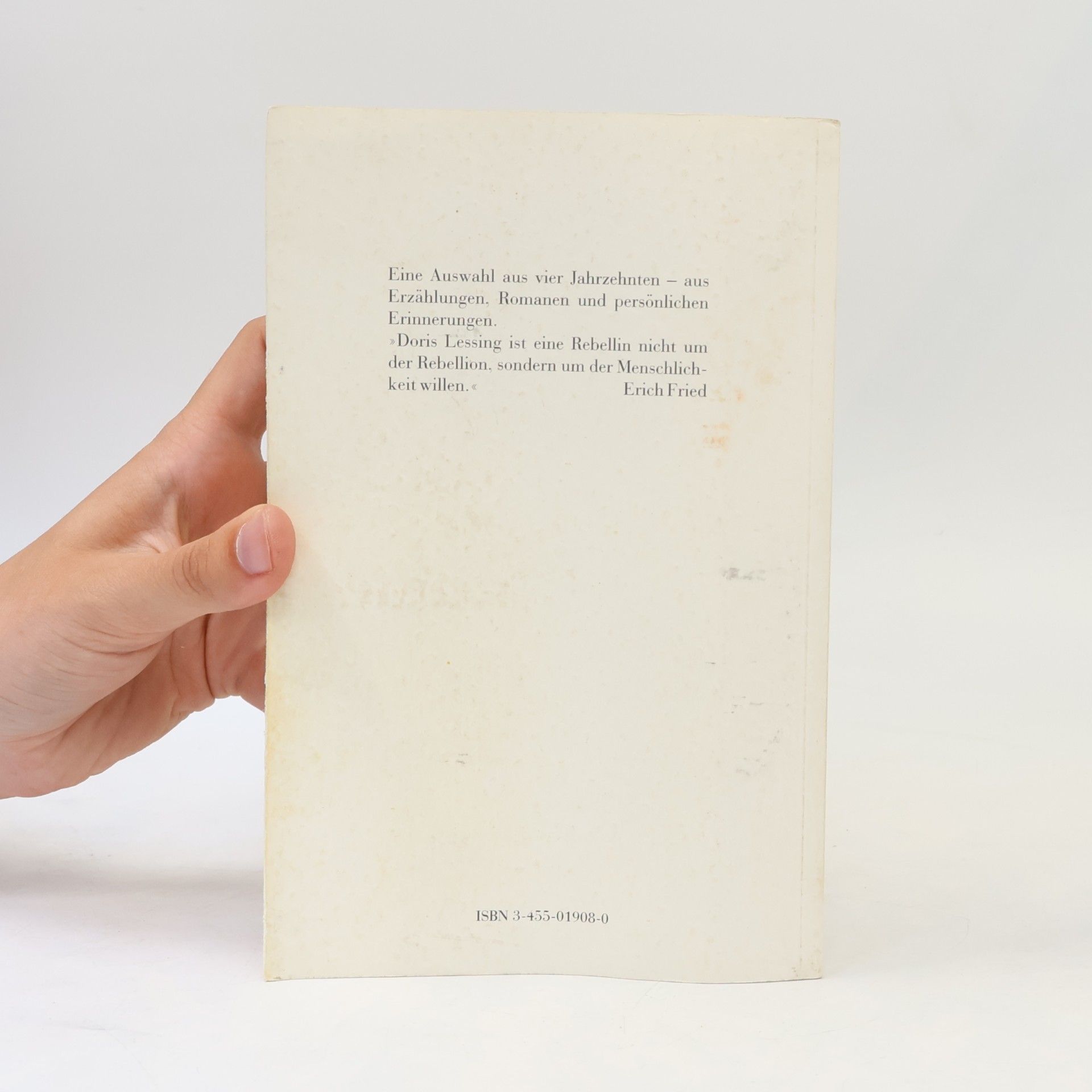 Doris Lessing Das Dorich Lessing Buch