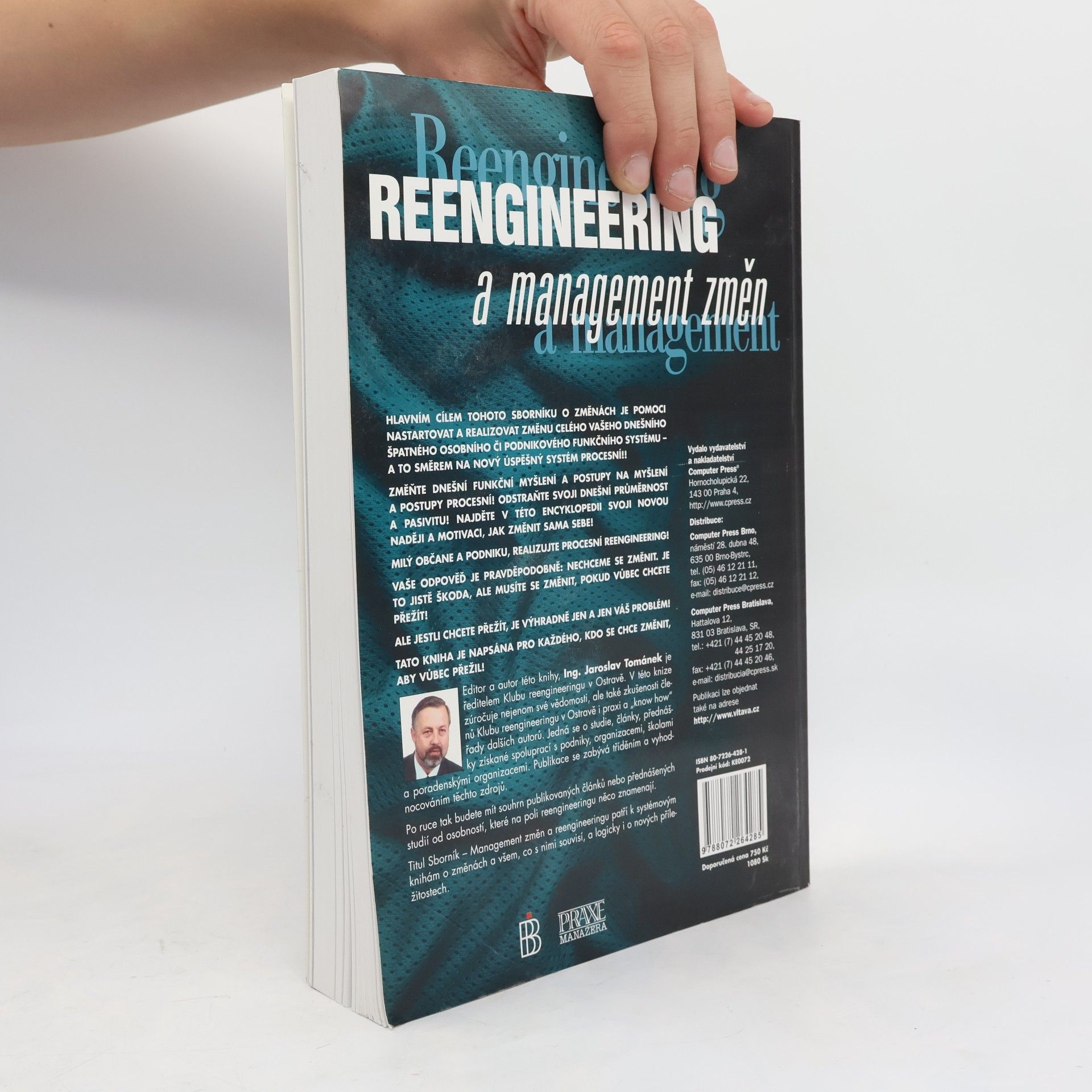 Jaroslav Tománek Reengineering a management změn