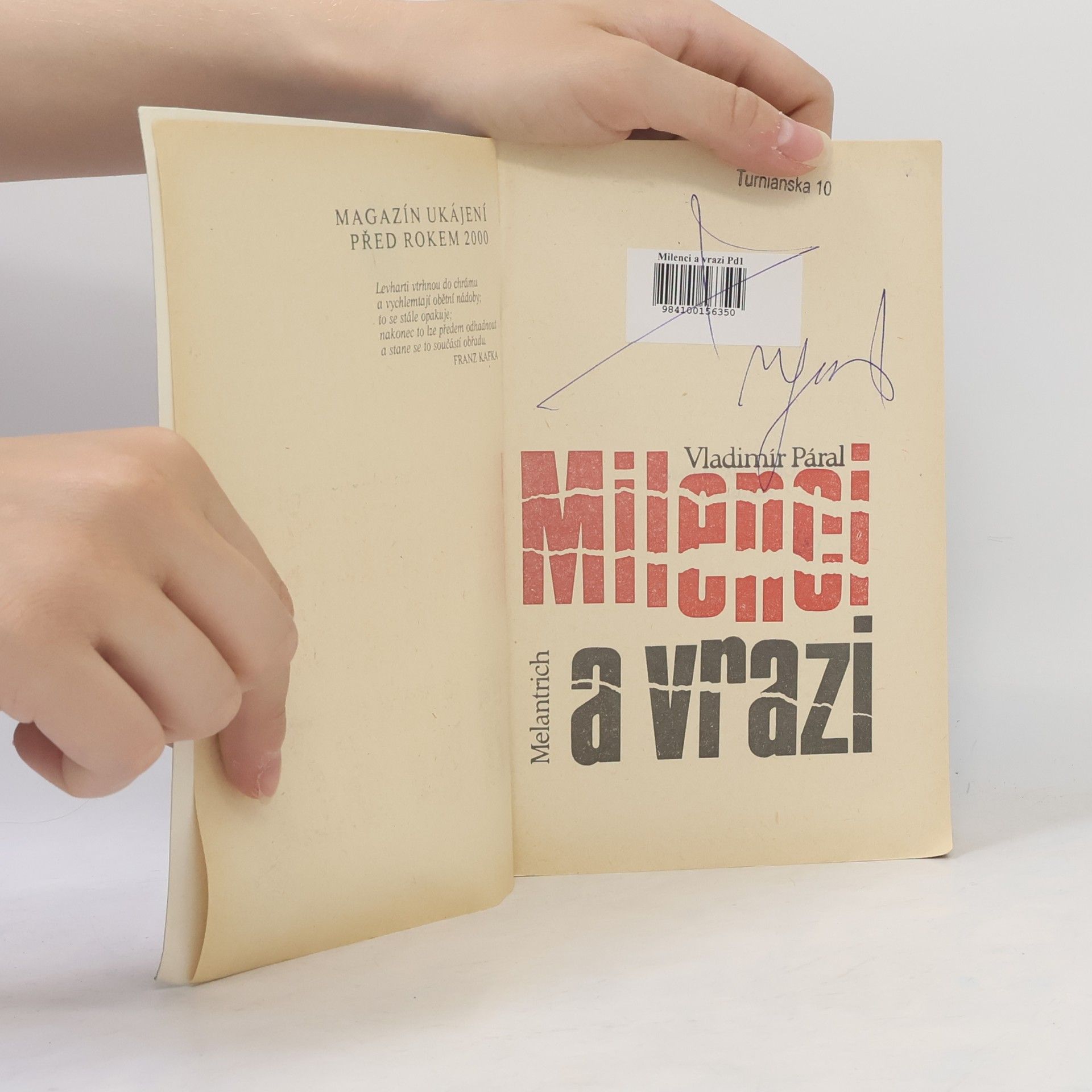 Vladimír Páral Milenci a vrazi