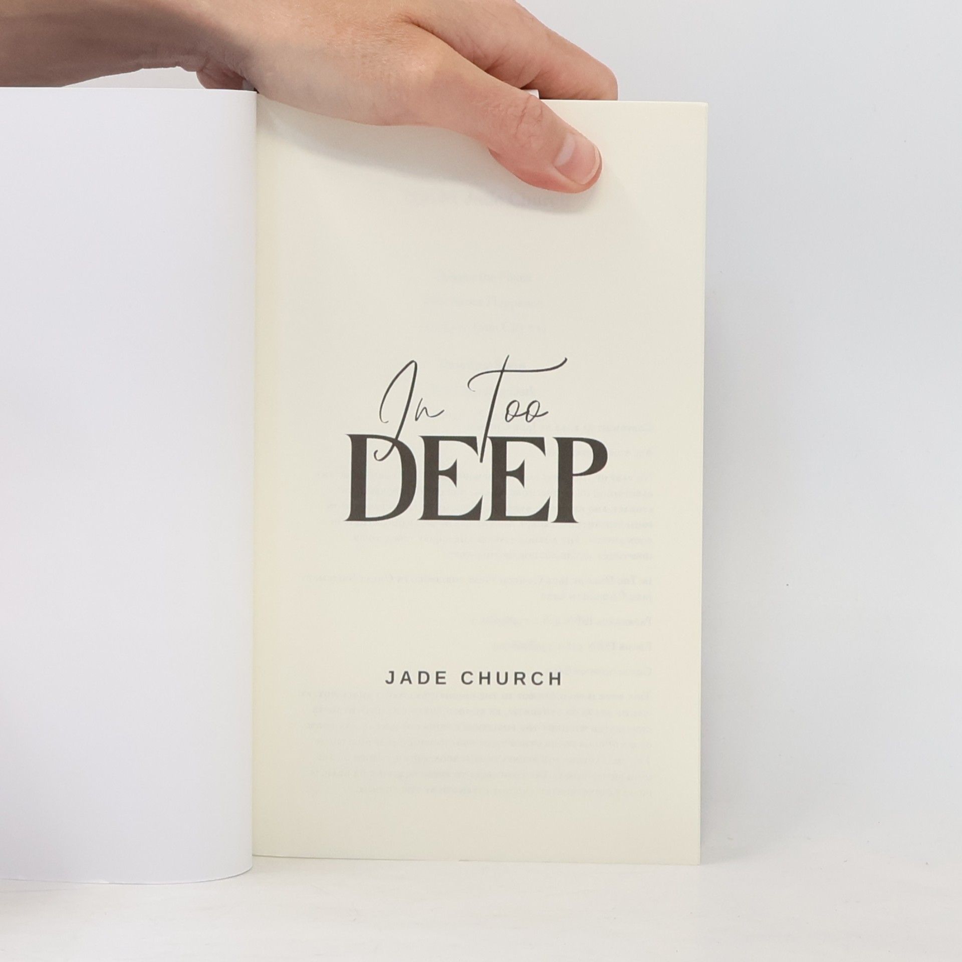 Jade Church In Too Deep
