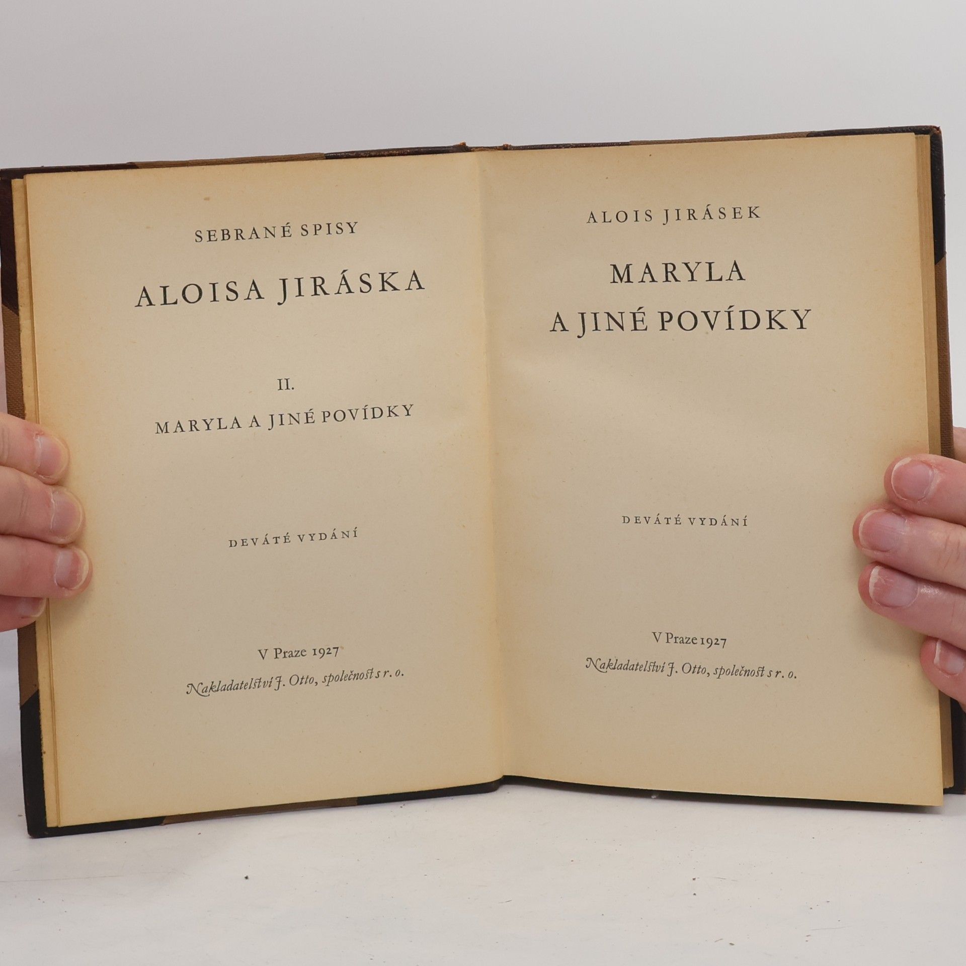 Alois Jirásek Spisy Aloise Jiráska II. Maryla
