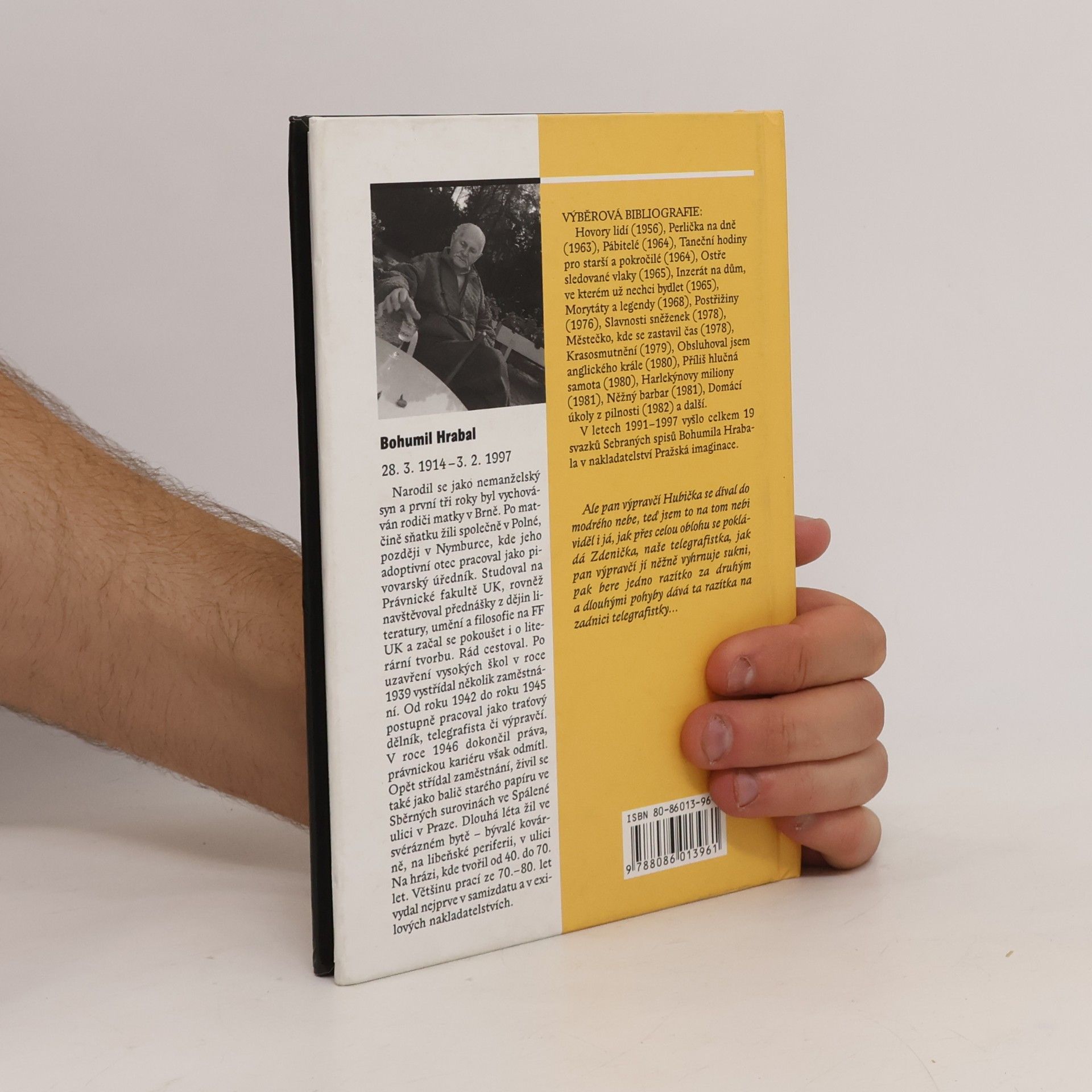 Bohumil Hrabal Ostře sledované vlaky