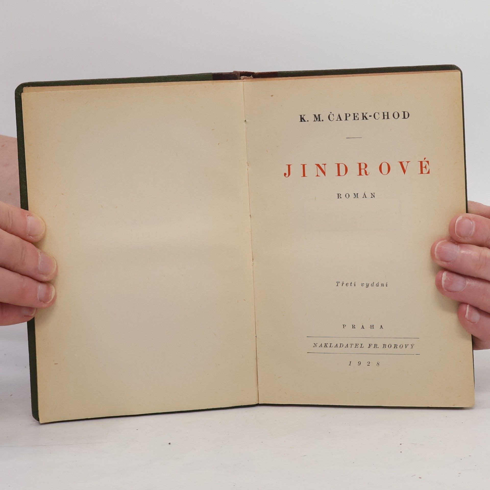 K. M. Čapek Chod Jindrové