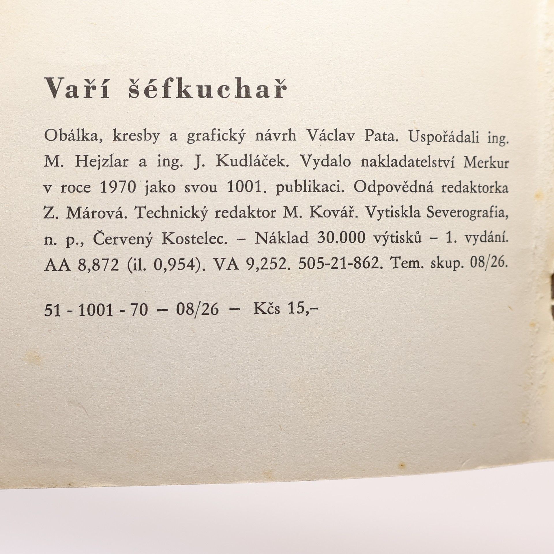 Kolektiv autorů Vaří šéfkuchař