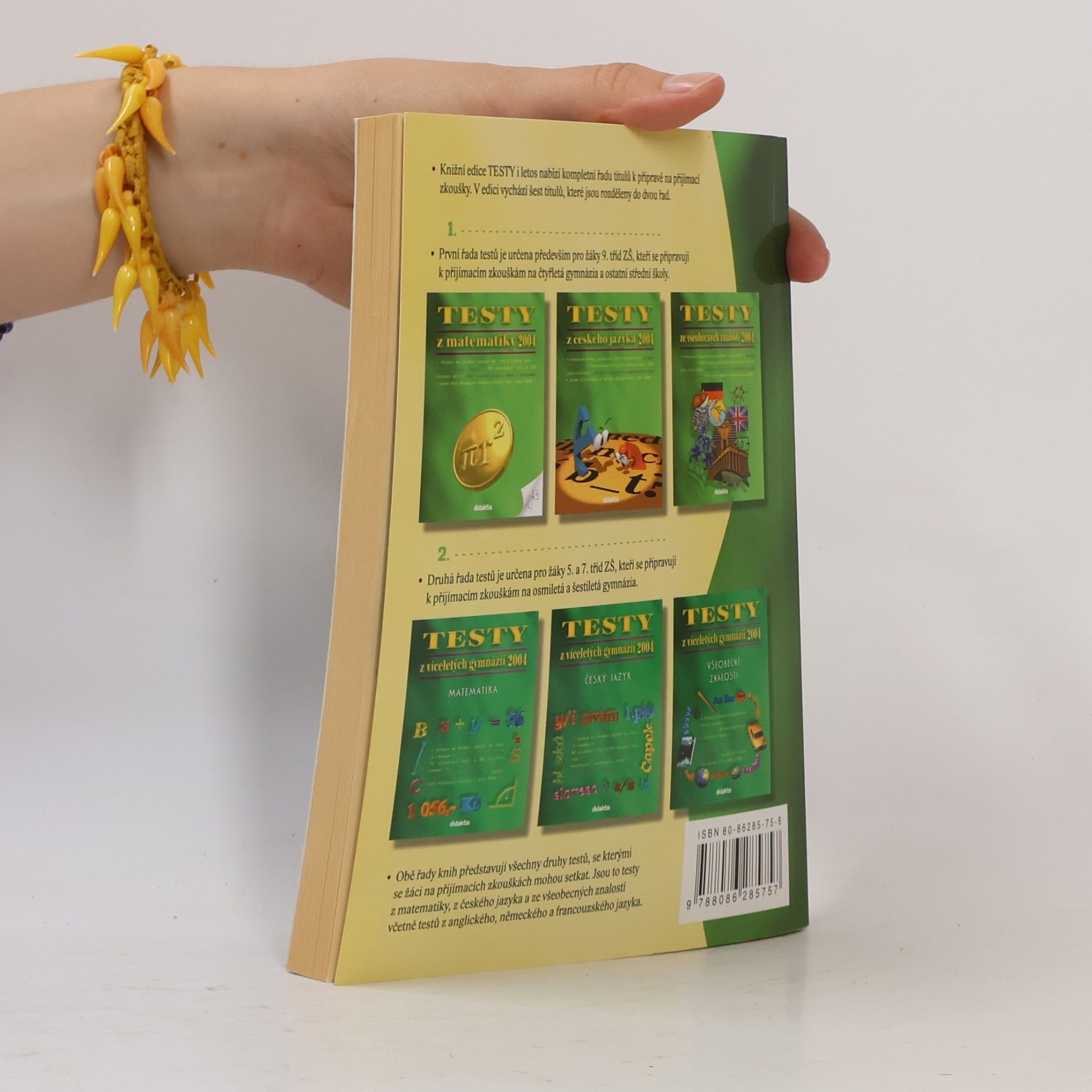 Andrea Havlínová Testy z matematiky 2004