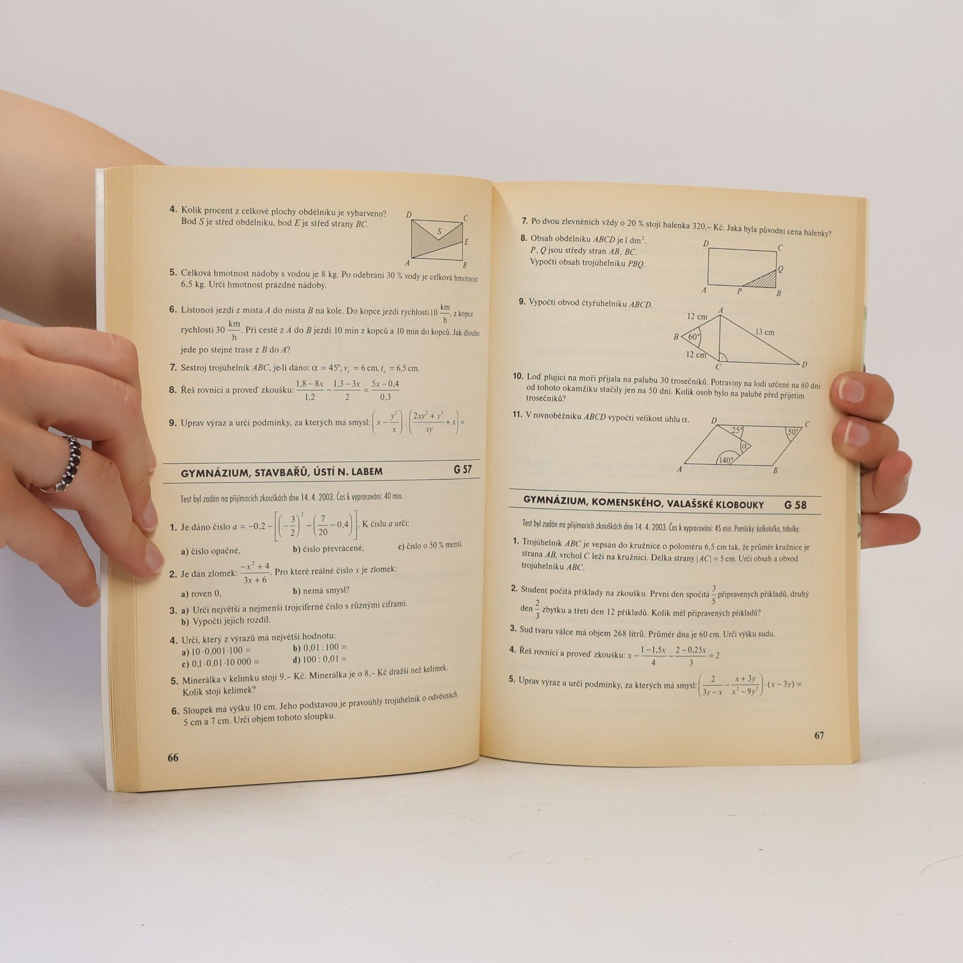 Andrea Havlínová Testy z matematiky 2004
