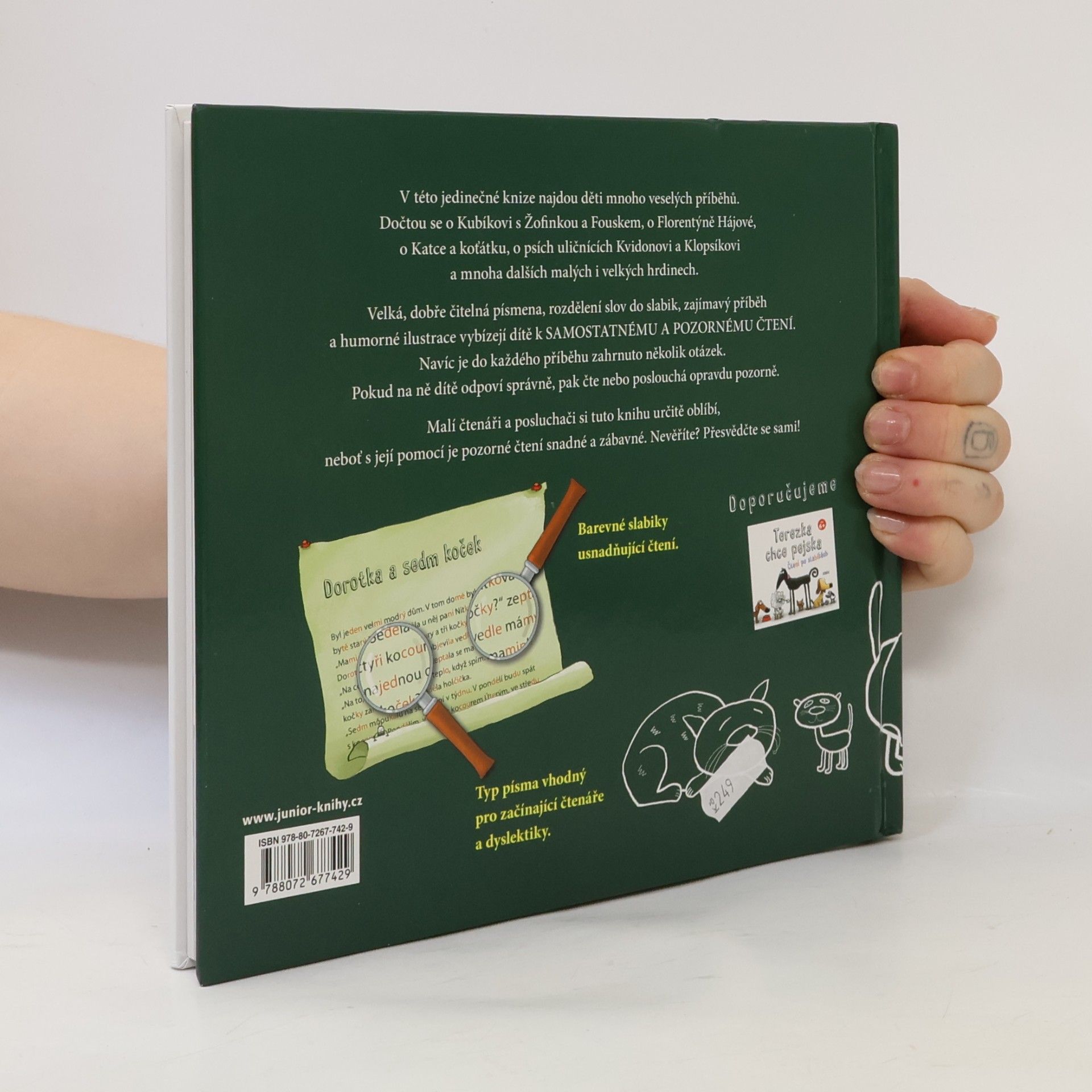 Joanna Krzyżanek Dorotka a sedm koček : pozorné čtení (po slabikách)