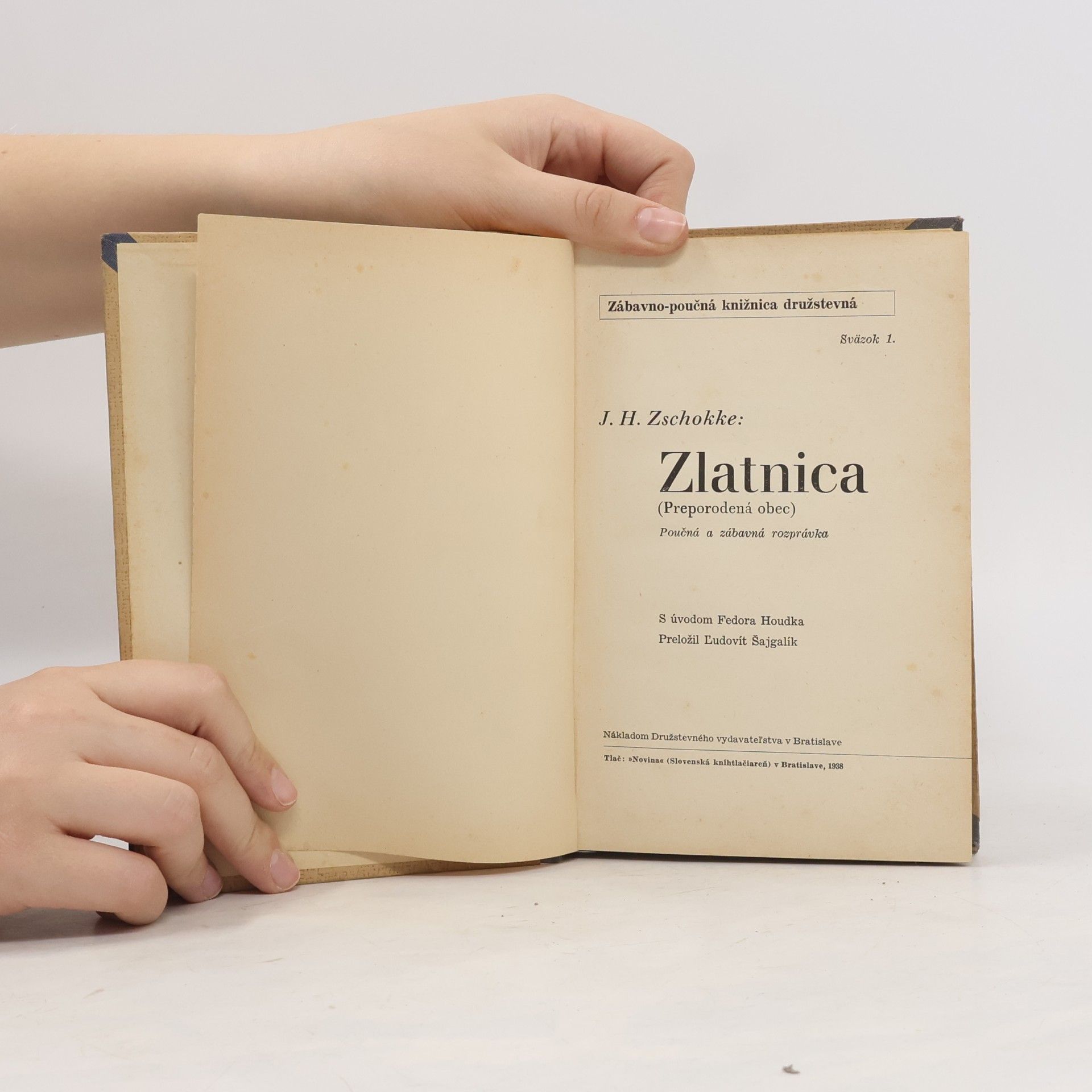 Heinrich Zschokke Zlatnica