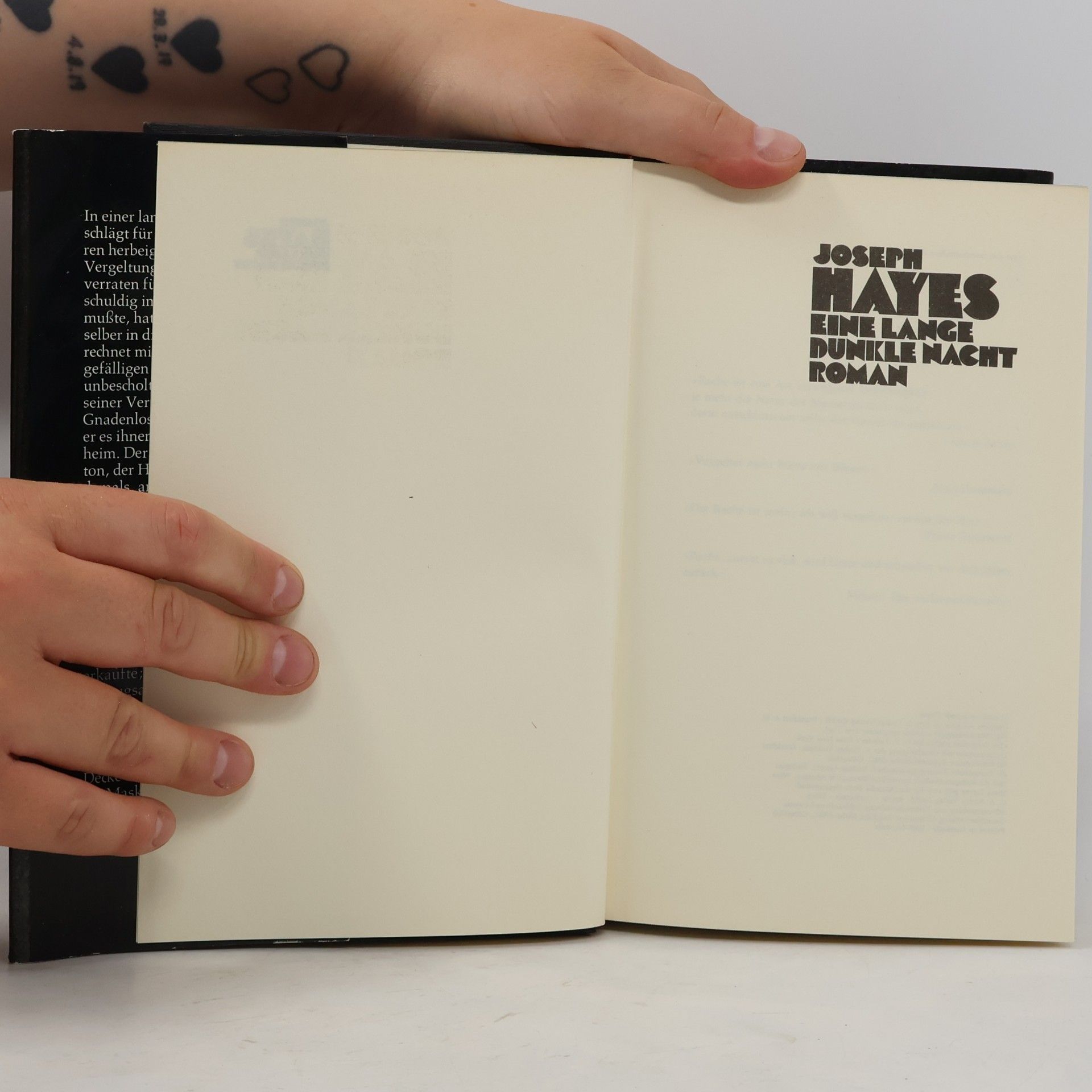 Joseph Hayes Eine Lange dunkle nacht