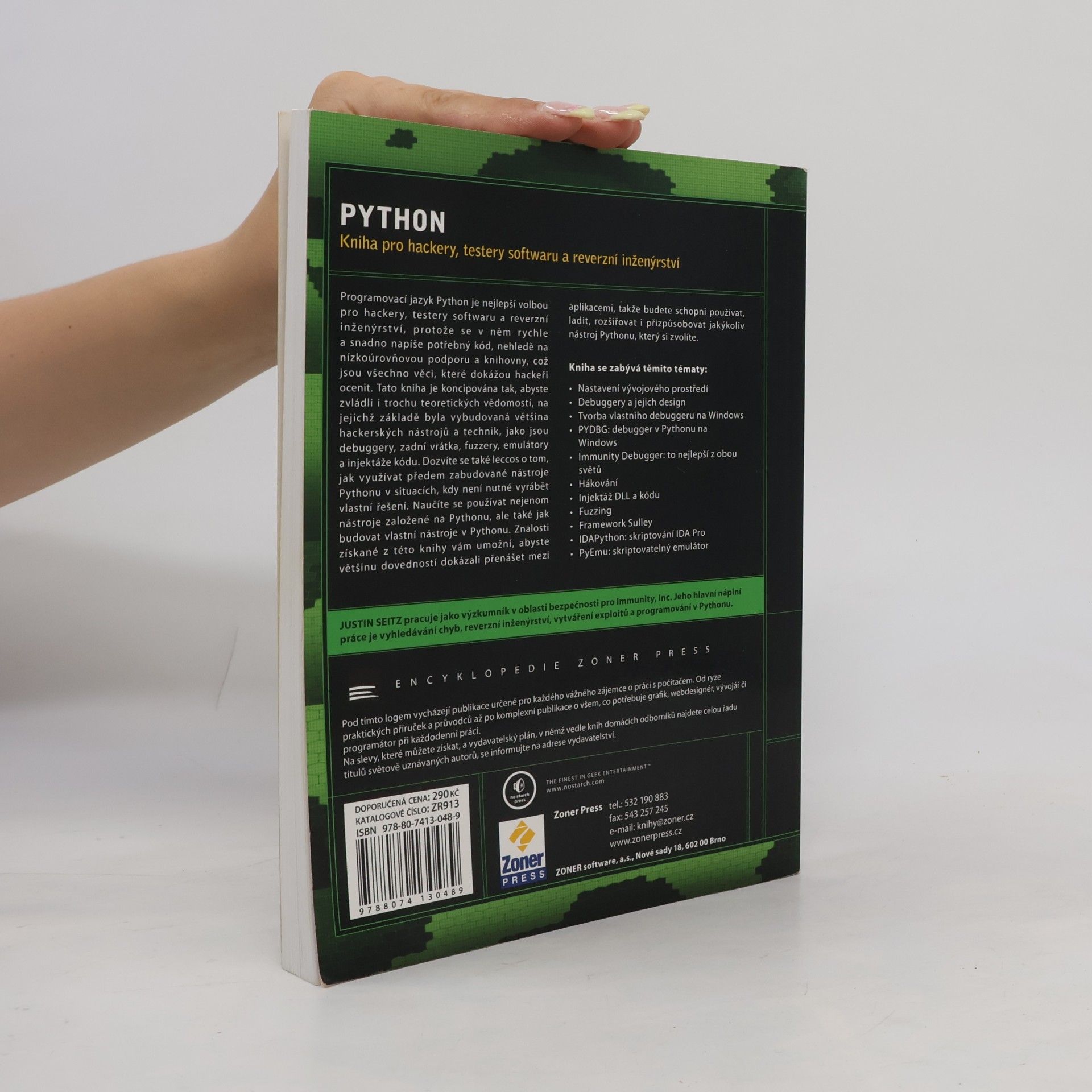 Justin Seitz Python: Pro hackery a reverzní inženýrství