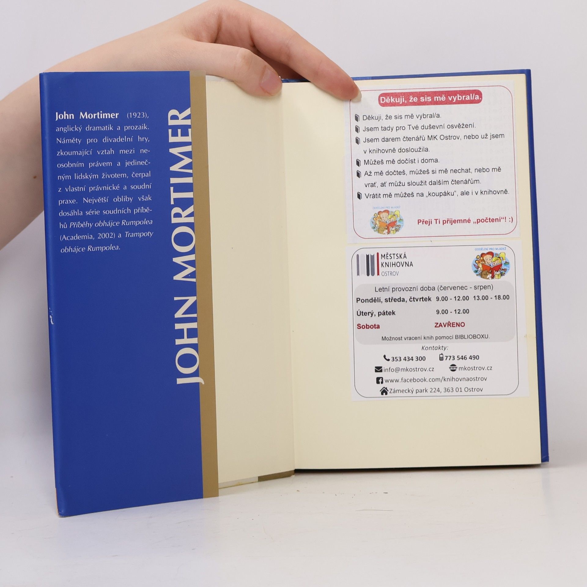 John Mortimer Trampoty obhájce Rumpolea