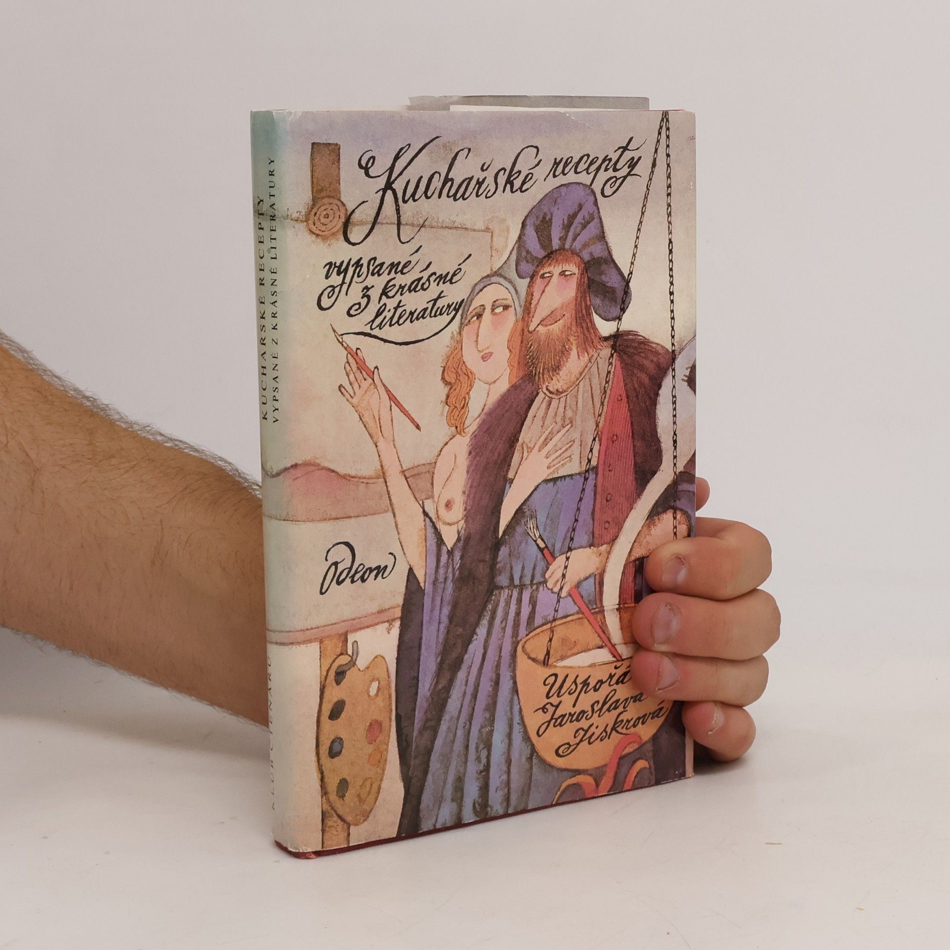 Jaroslava Jiskrová Kuchařské recepty vypsané z krásné literatury