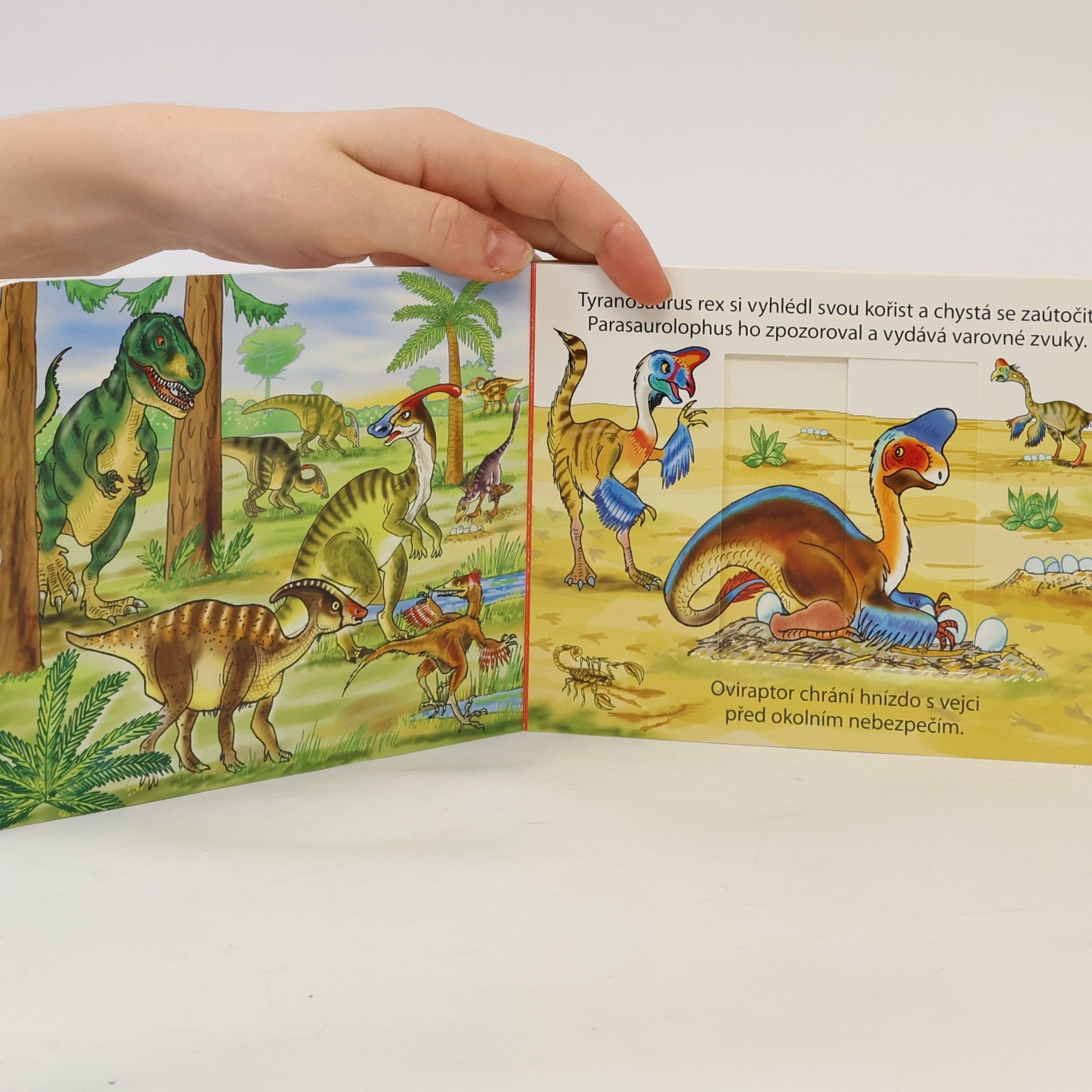 Antonín Šplíchal S dinosaury : zatáhni a otevři okénko