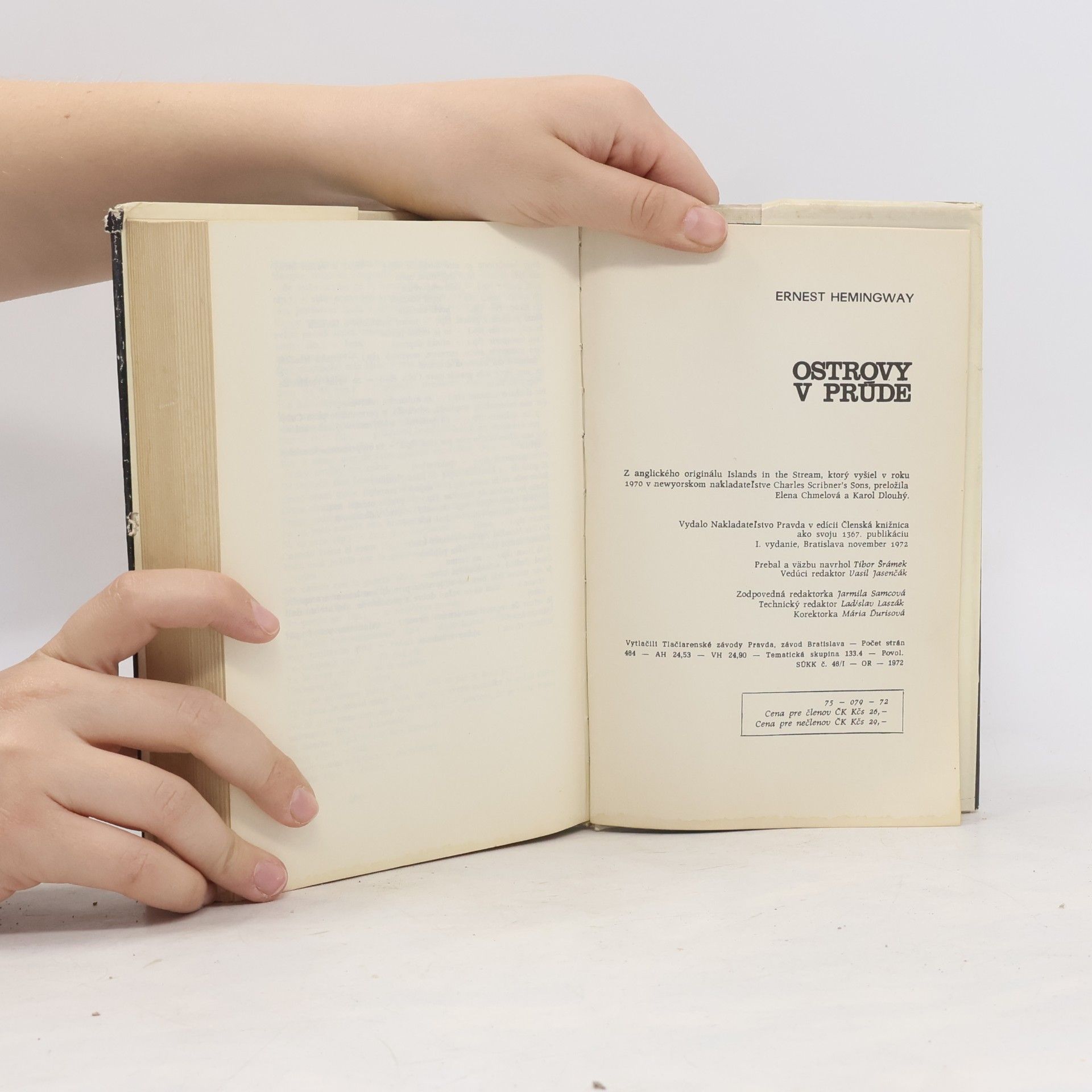 Ernest Hemingway Ostrovy v prúde