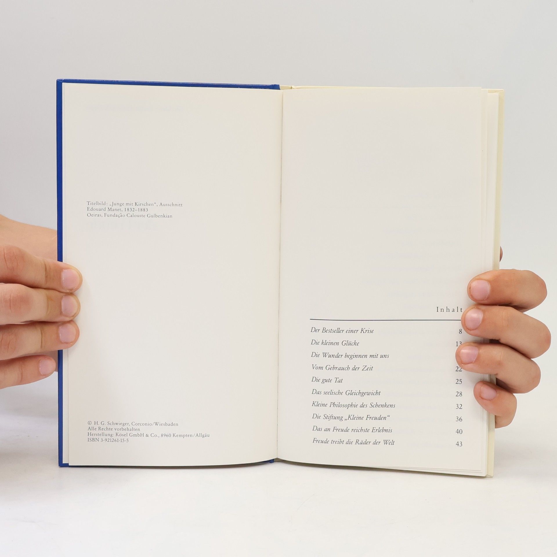 H. G. Schwieger Tagebuch der Freude