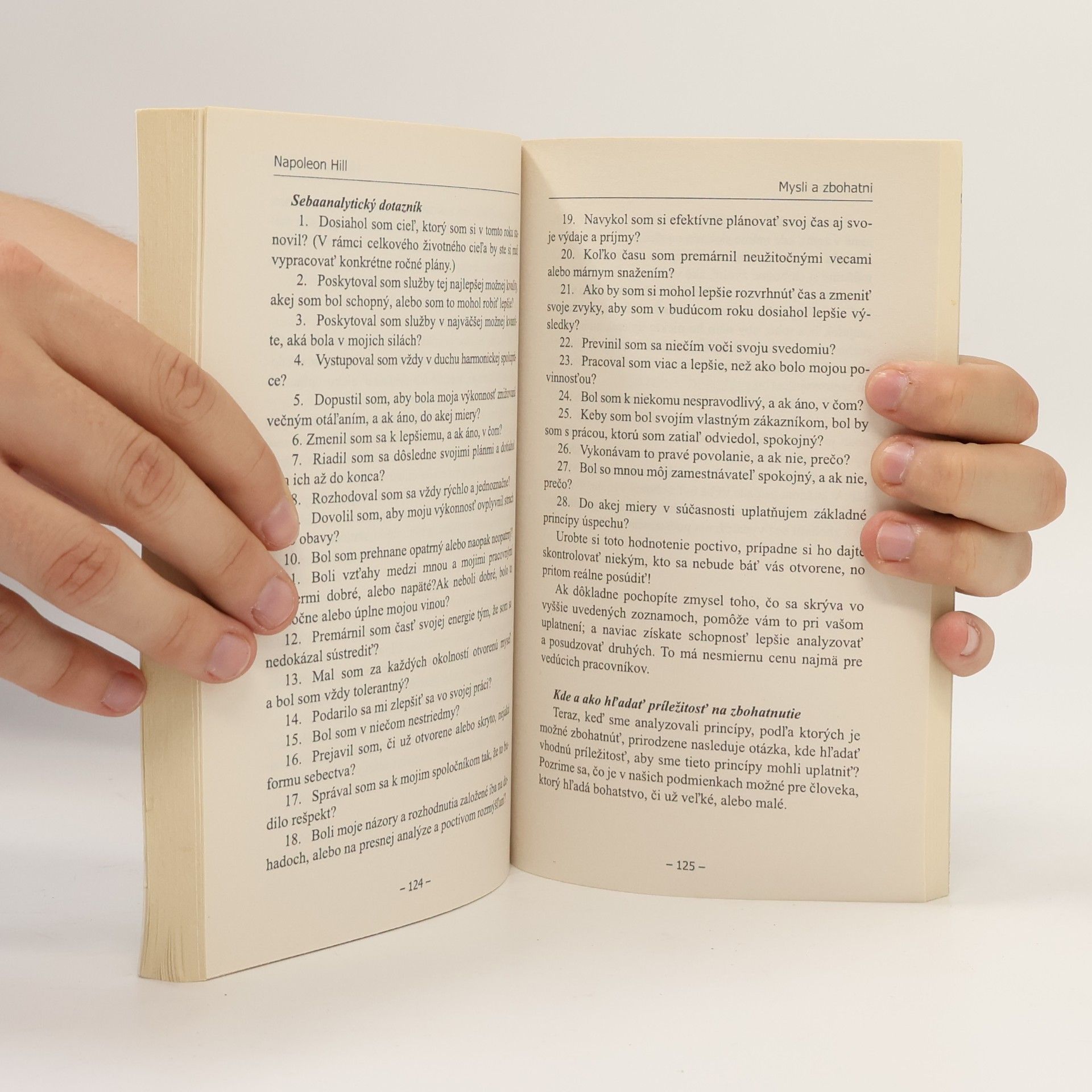 Napoleon Hill Mysli a zbohatni