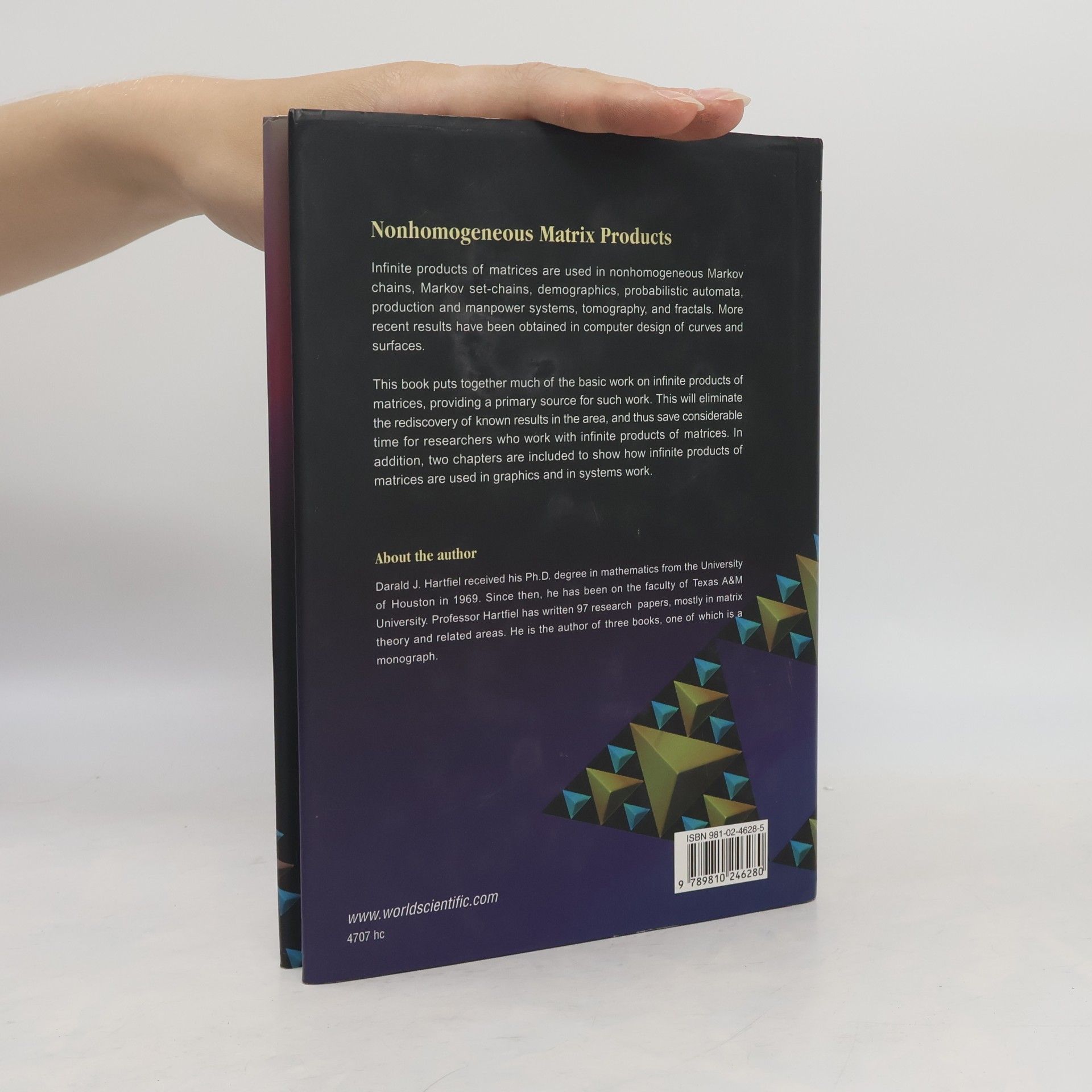 Darald J. Hartfiel Nonhomogeneous Matrix Products