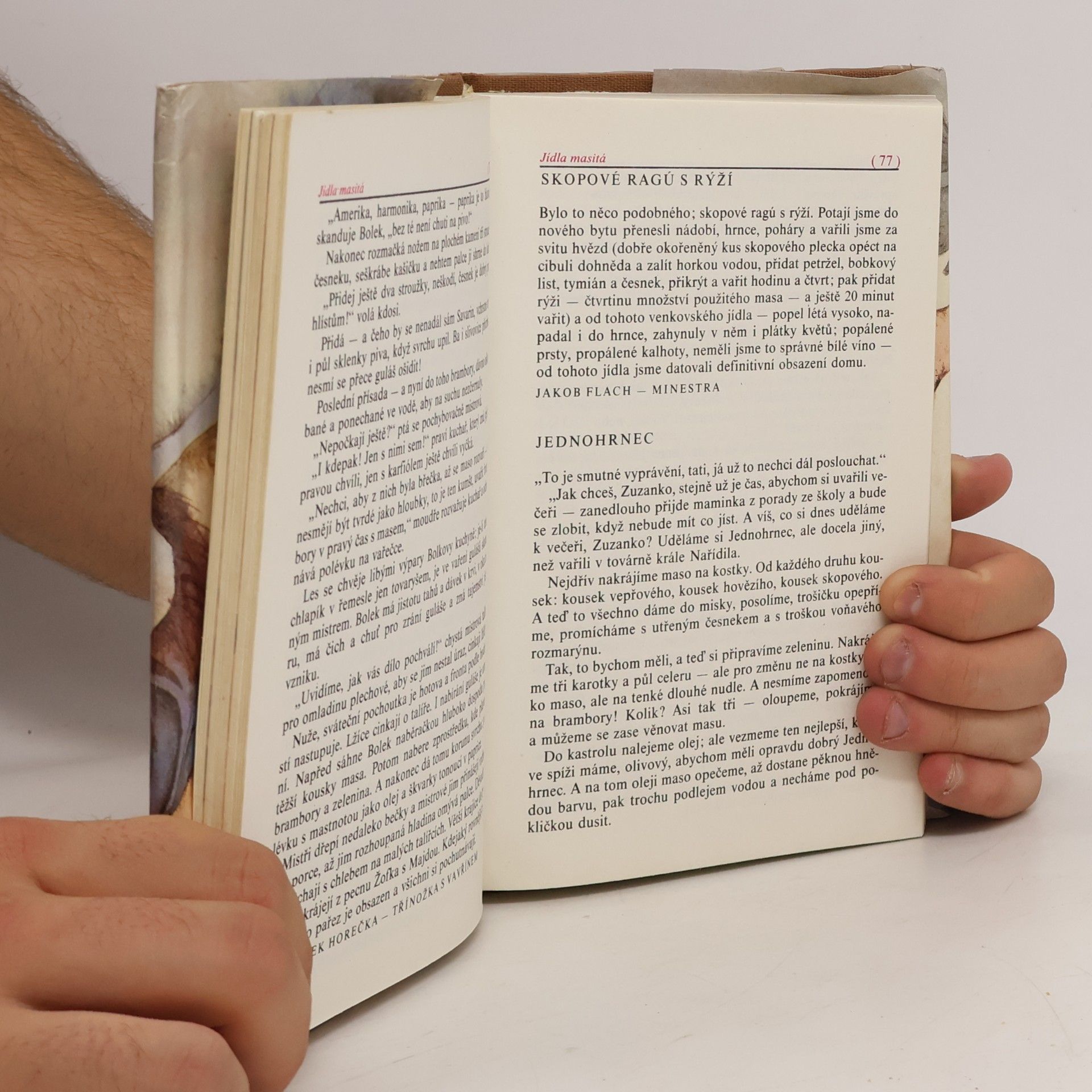 Jaroslava Jiskrová Kuchařské recepty vypsané z krásné literatury