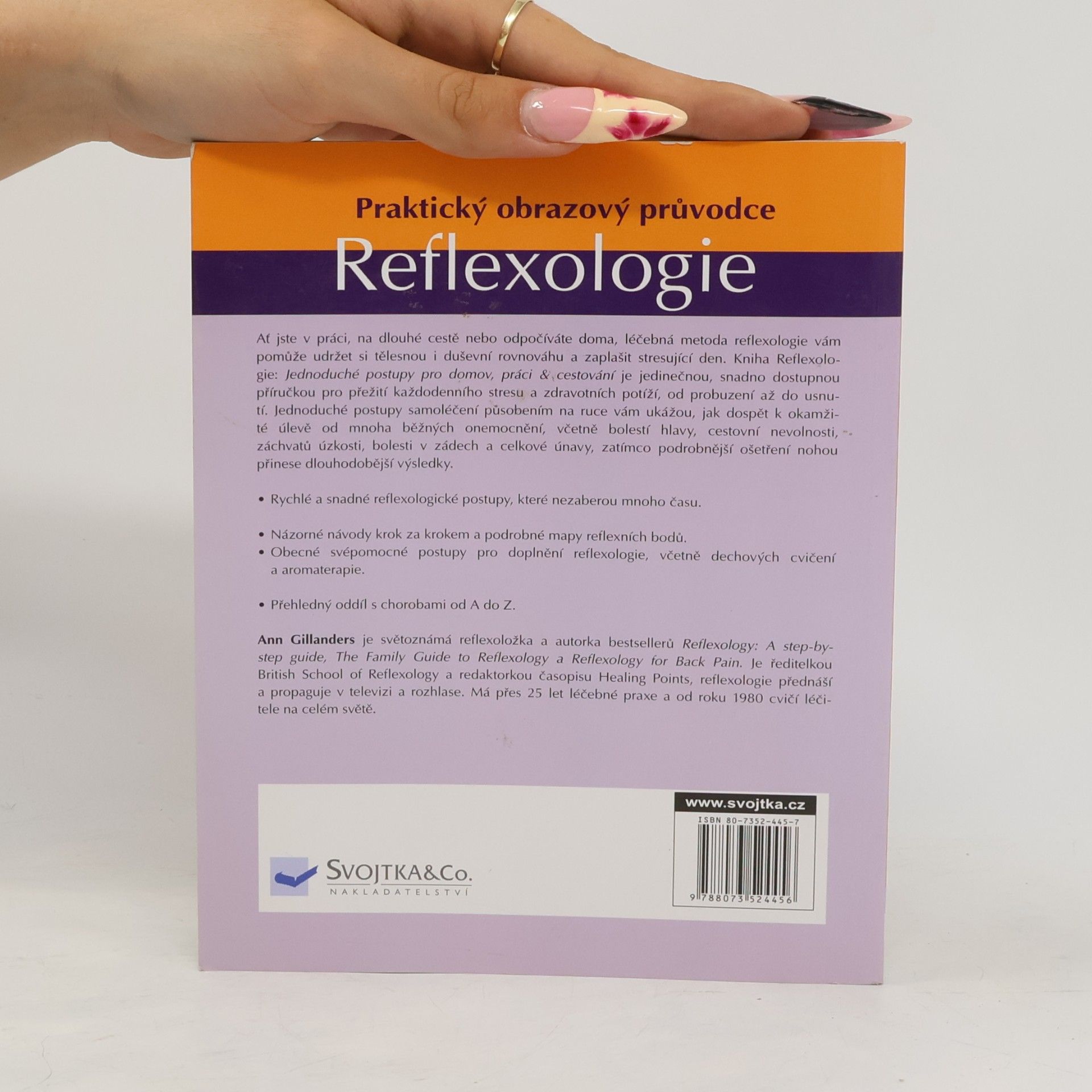 Ann Gillanders Reflexologie. Praktický obrazový průvodce