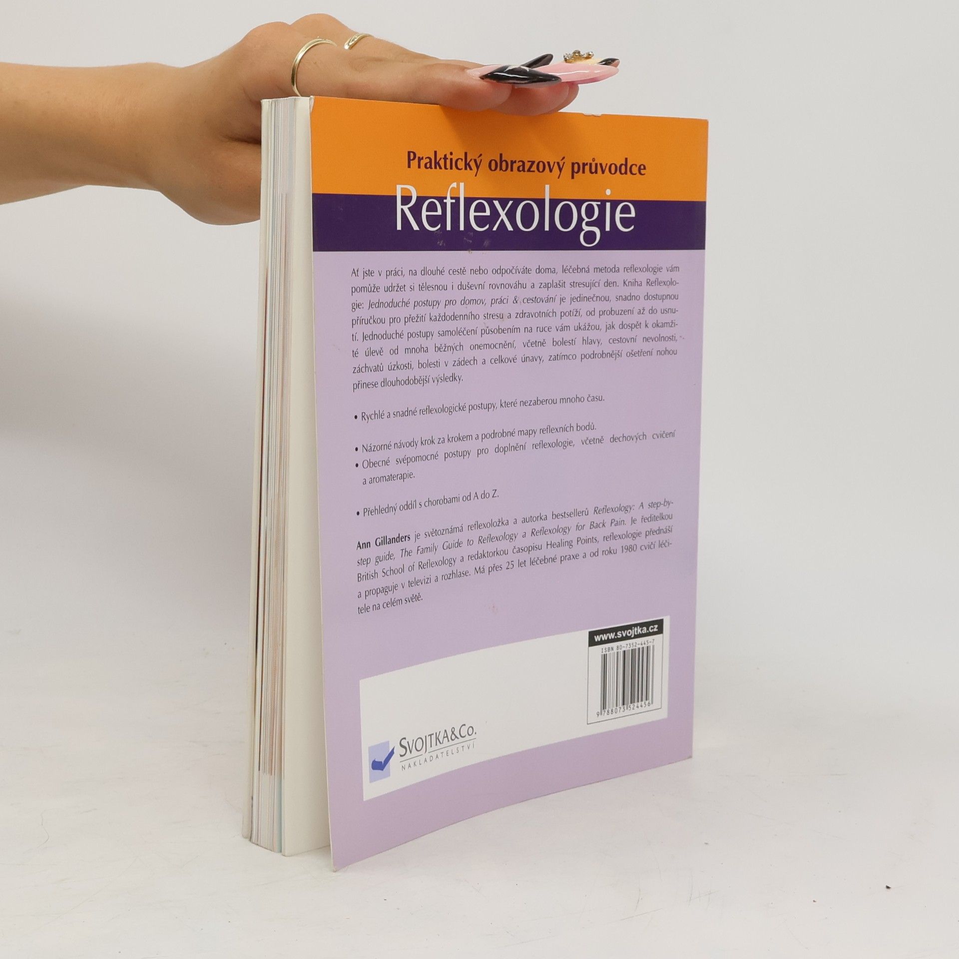 Ann Gillanders Reflexologie. Praktický obrazový průvodce