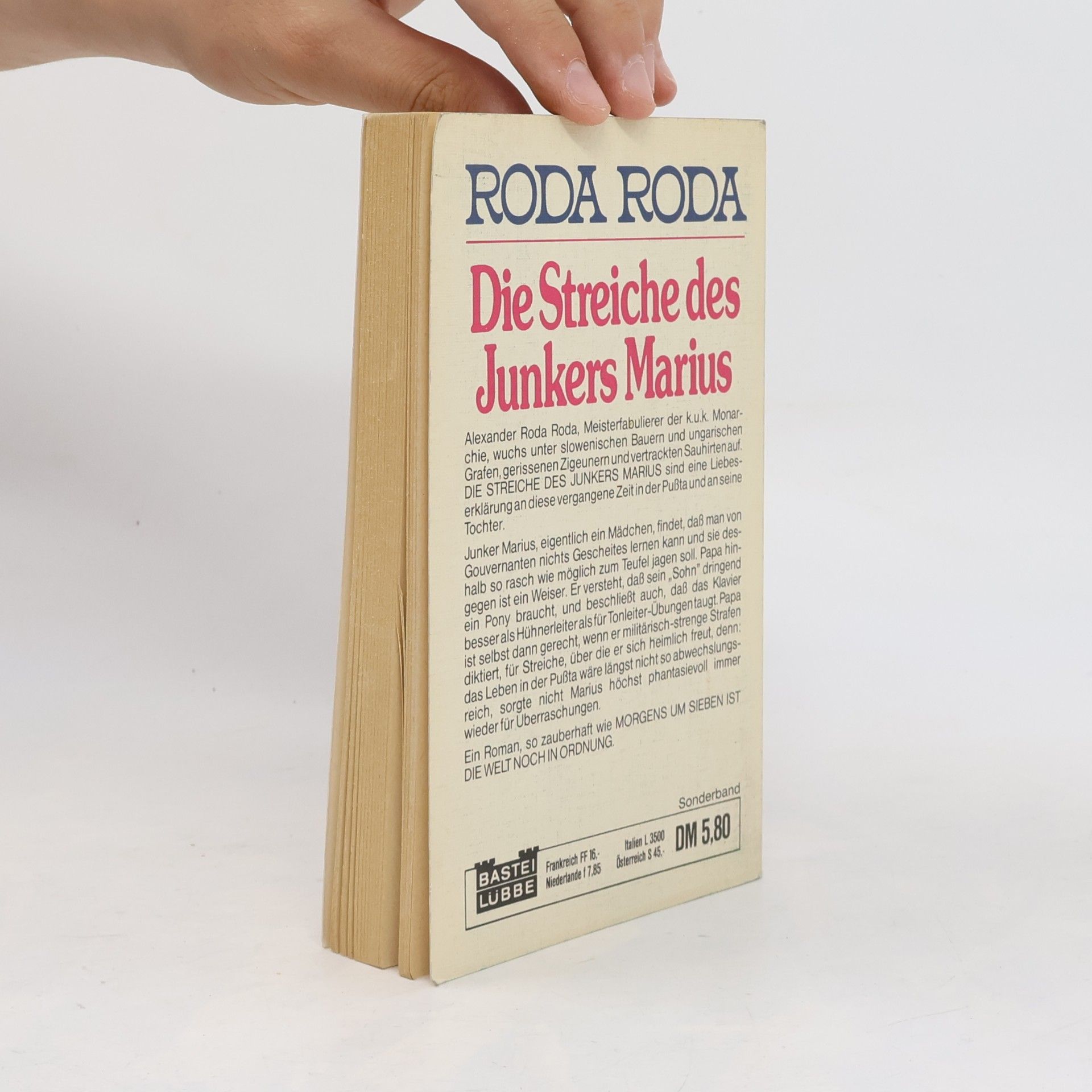 Alexander Roda Roda Die Streiche des Junkers Marius