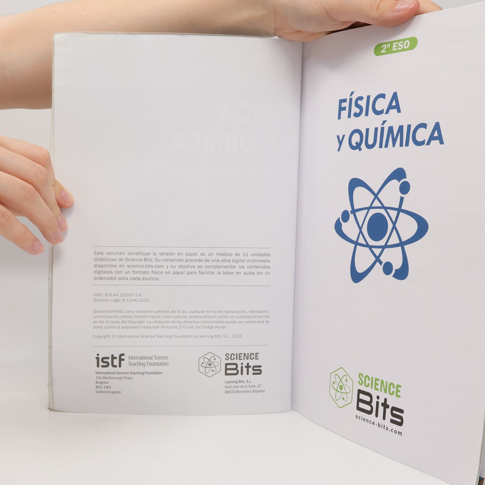 Learning Bits, S.L. SCIENCE Bits: Física y Química 2 ESO