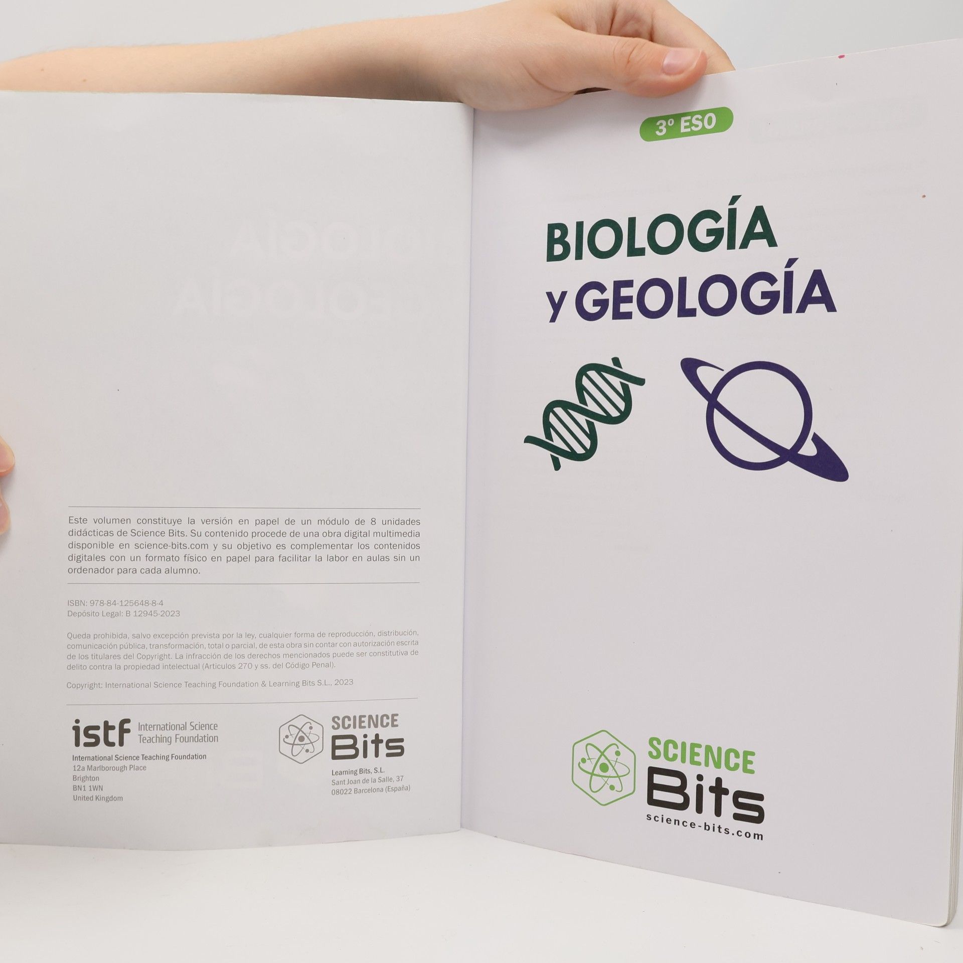 Learning Bits, S.L. Biología y geología 3 ESO