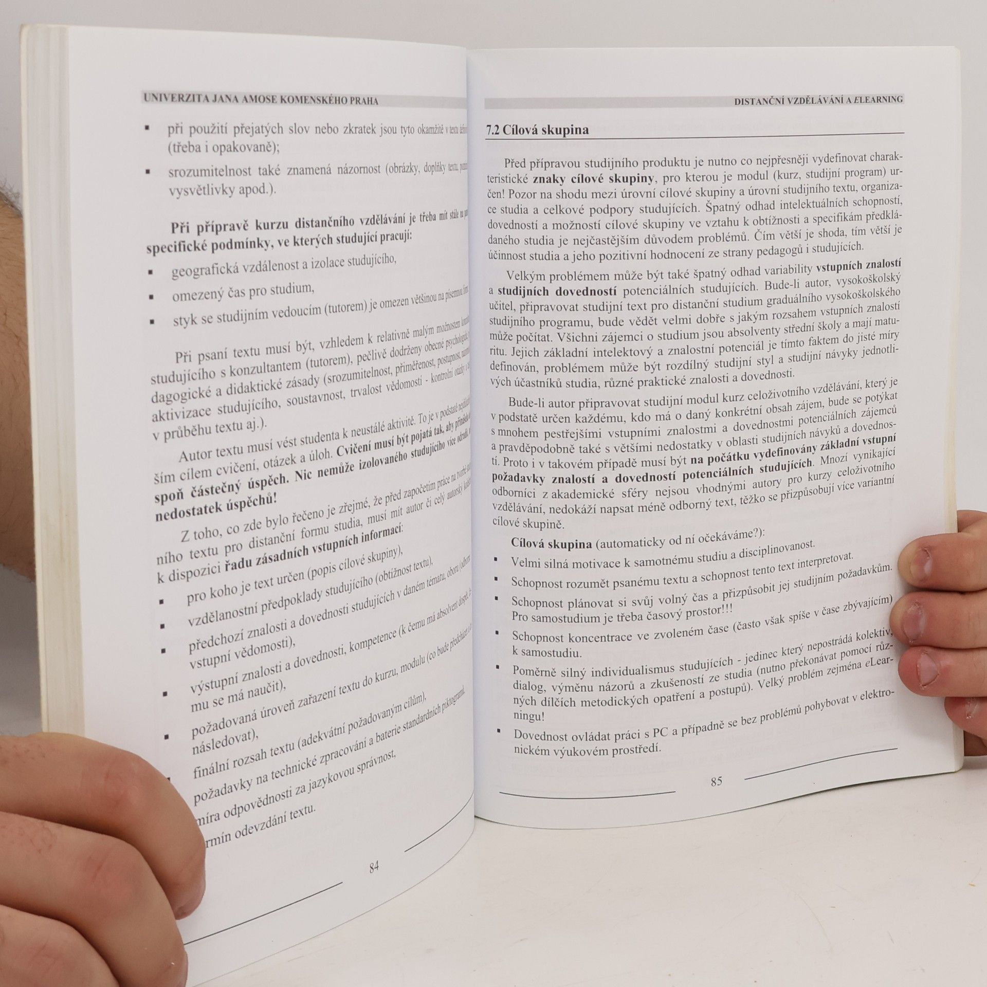 Helena Zlámalová Distanční vzdělávání a eLearning : učební text pro distanční studium