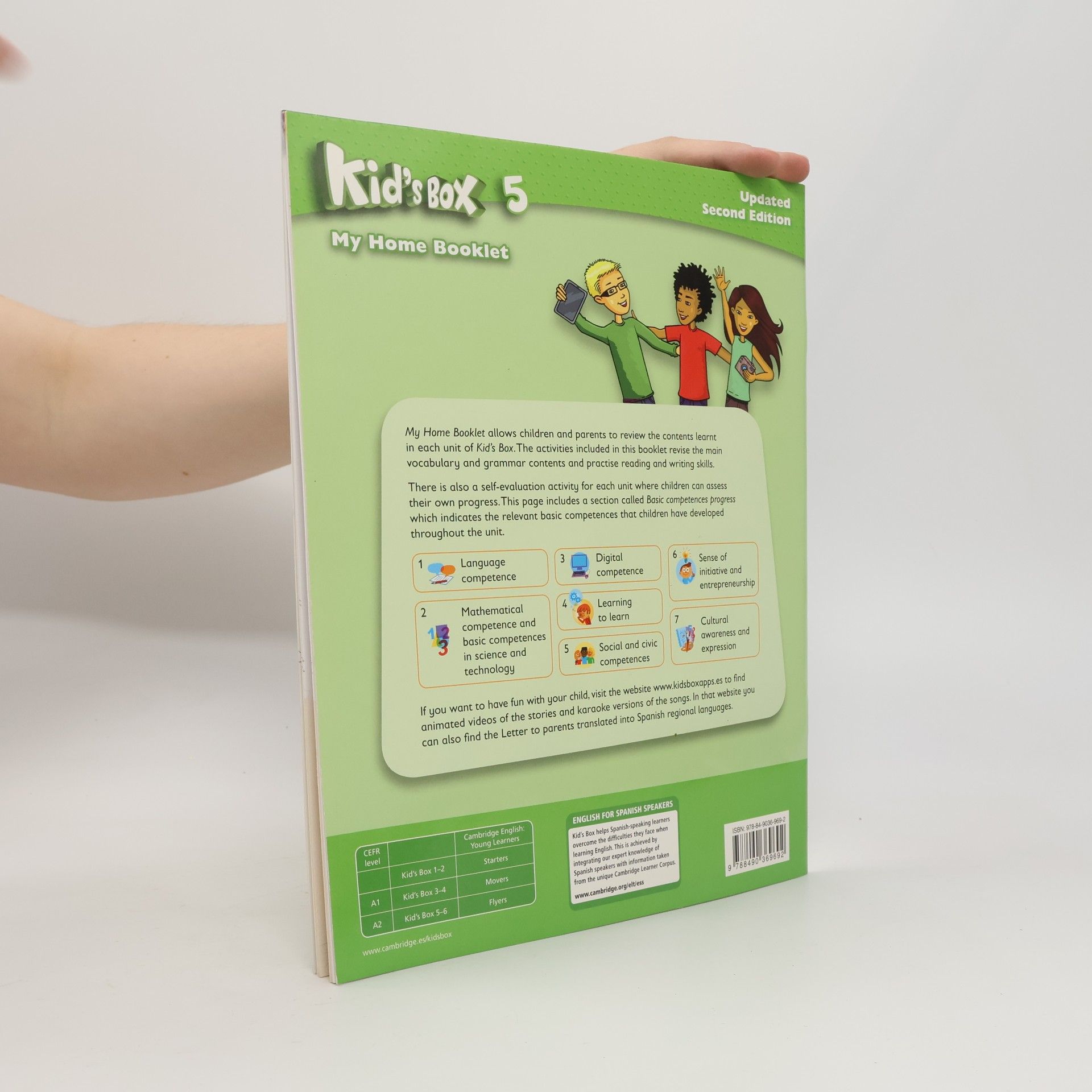 Caroline Nixon Kid's Box Level 5 Activity Book With CD ROM And My Home Booklet Updated English For Spanish Speakers