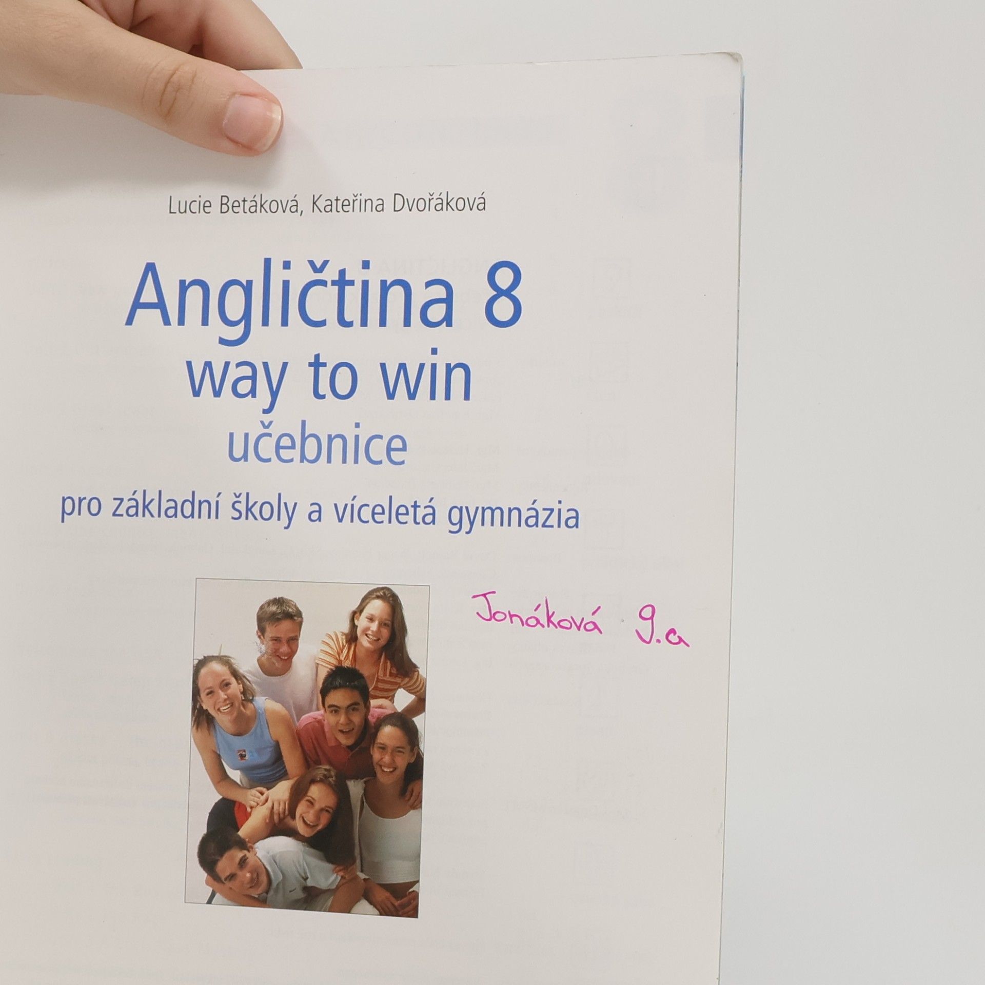 Kateřina Dvořáková Angličtina 8 Way to Win - Učebnice