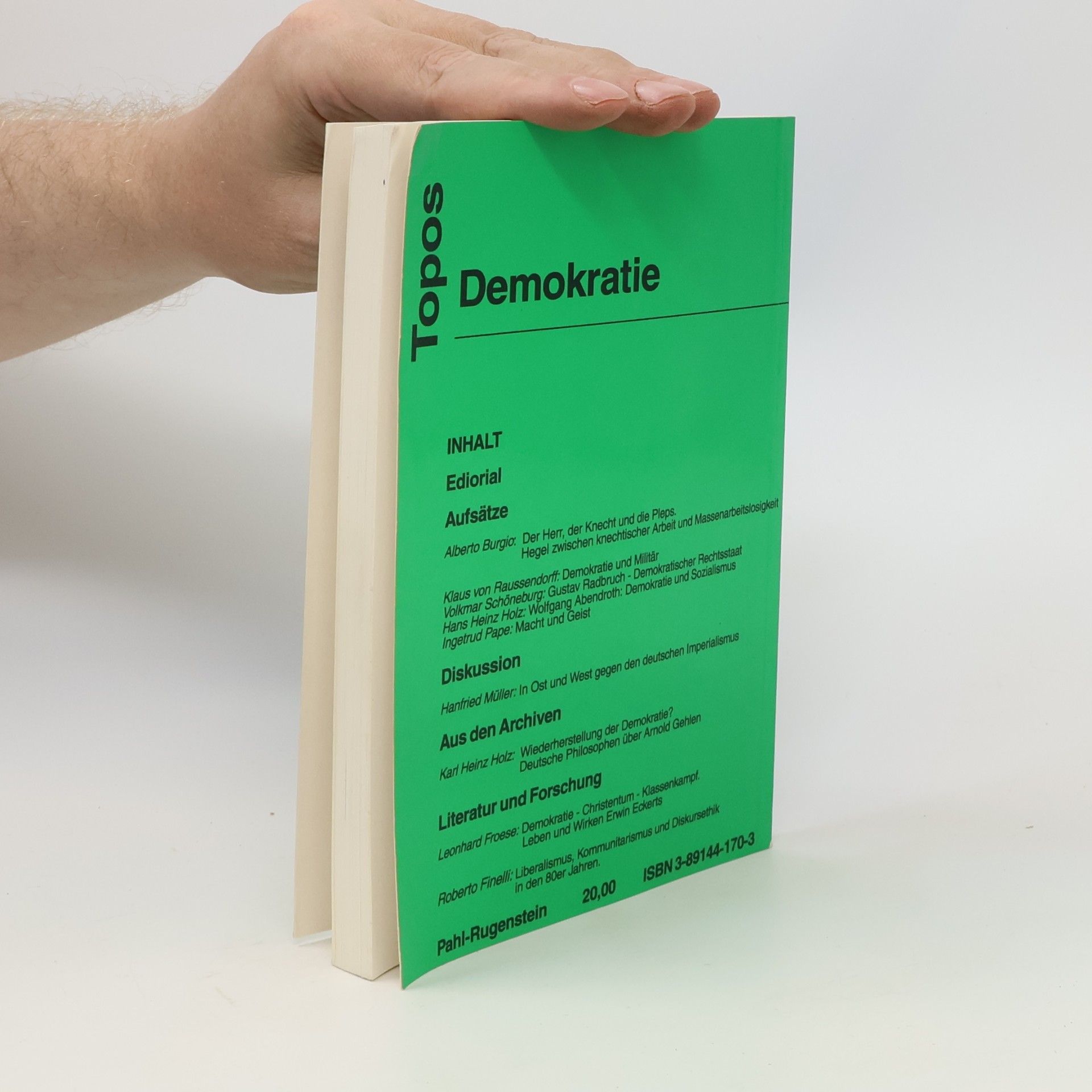 Unknown Author Topos - 2: Demokratie
