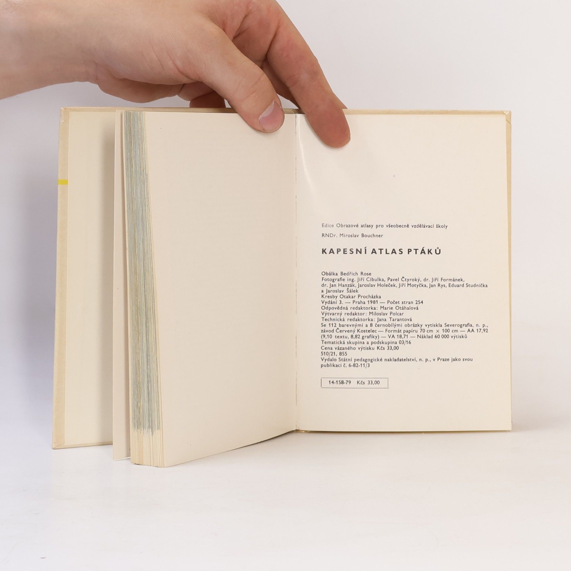 Miroslav Bouchner Kapesní atlas ptáků