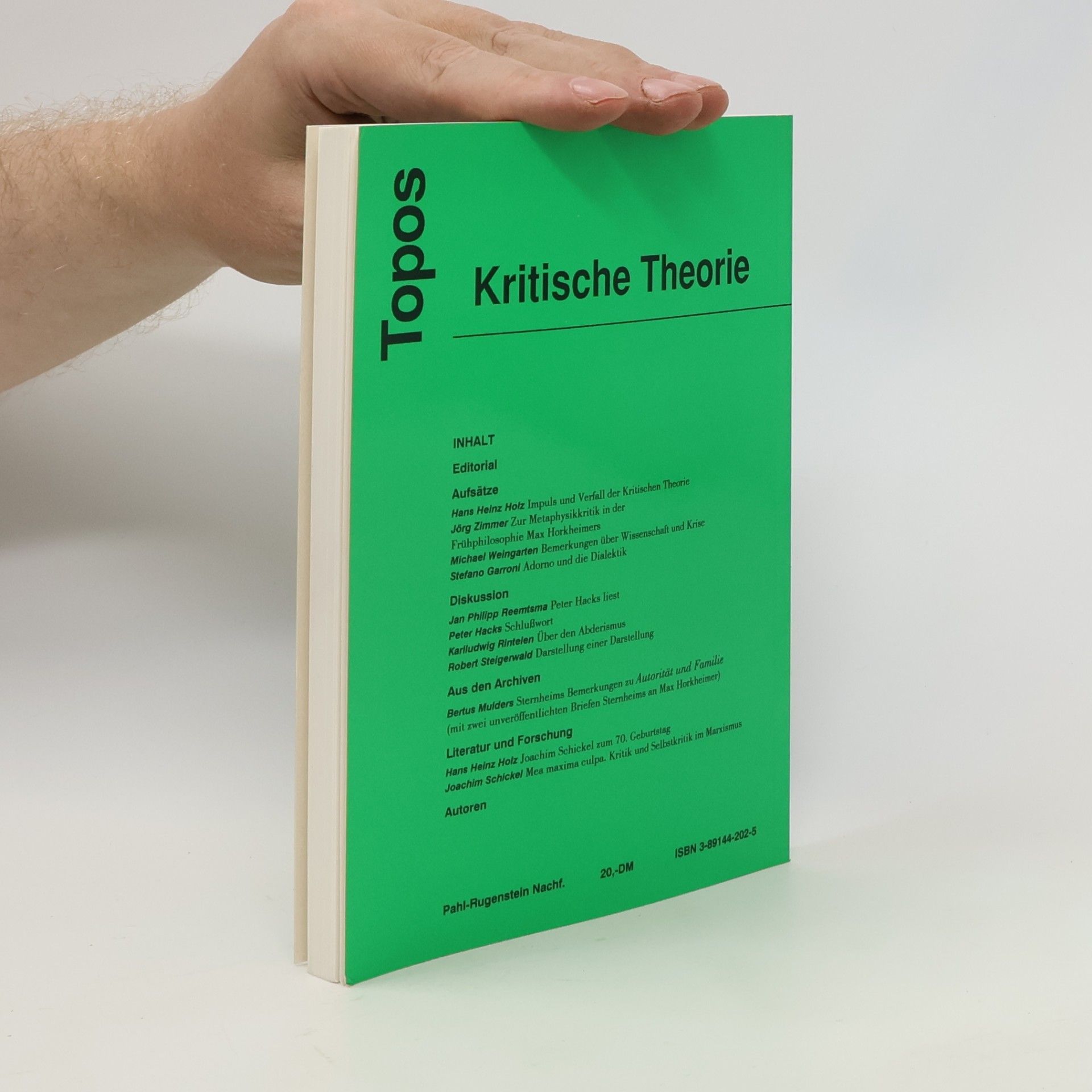 Kritische Theorie