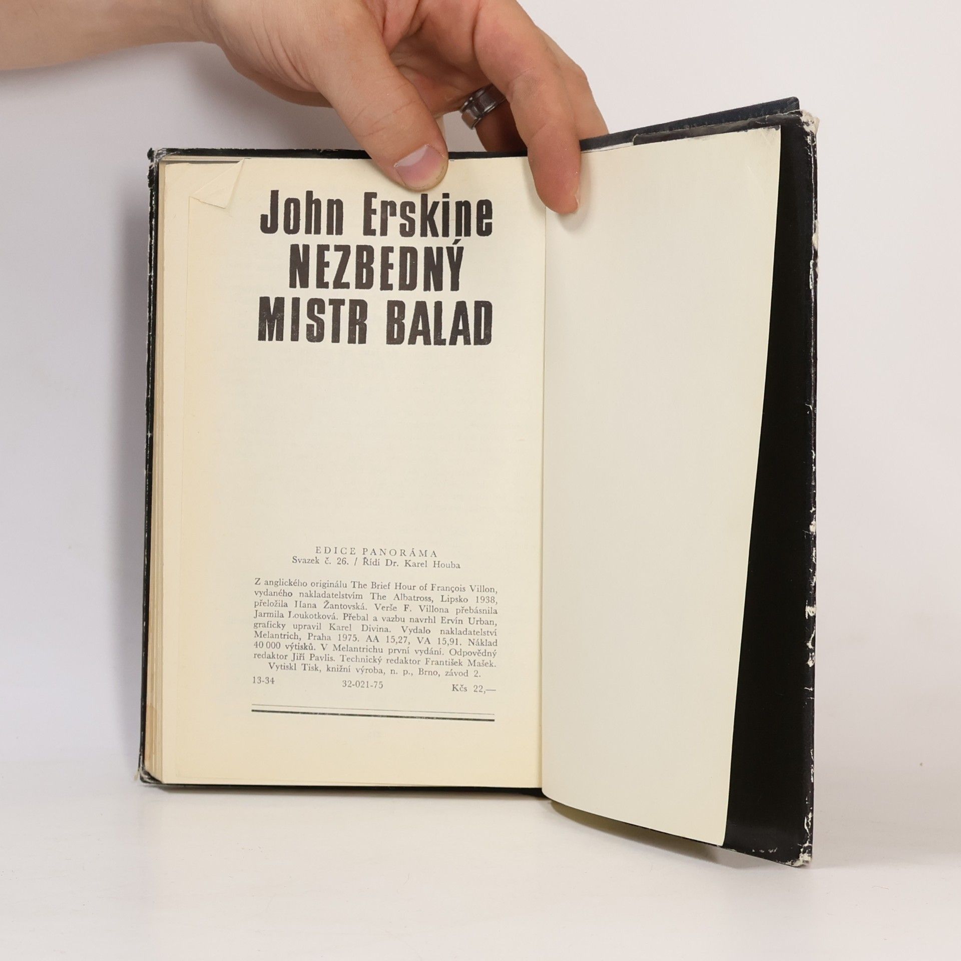 John Erskine Nezbedný mistr balad