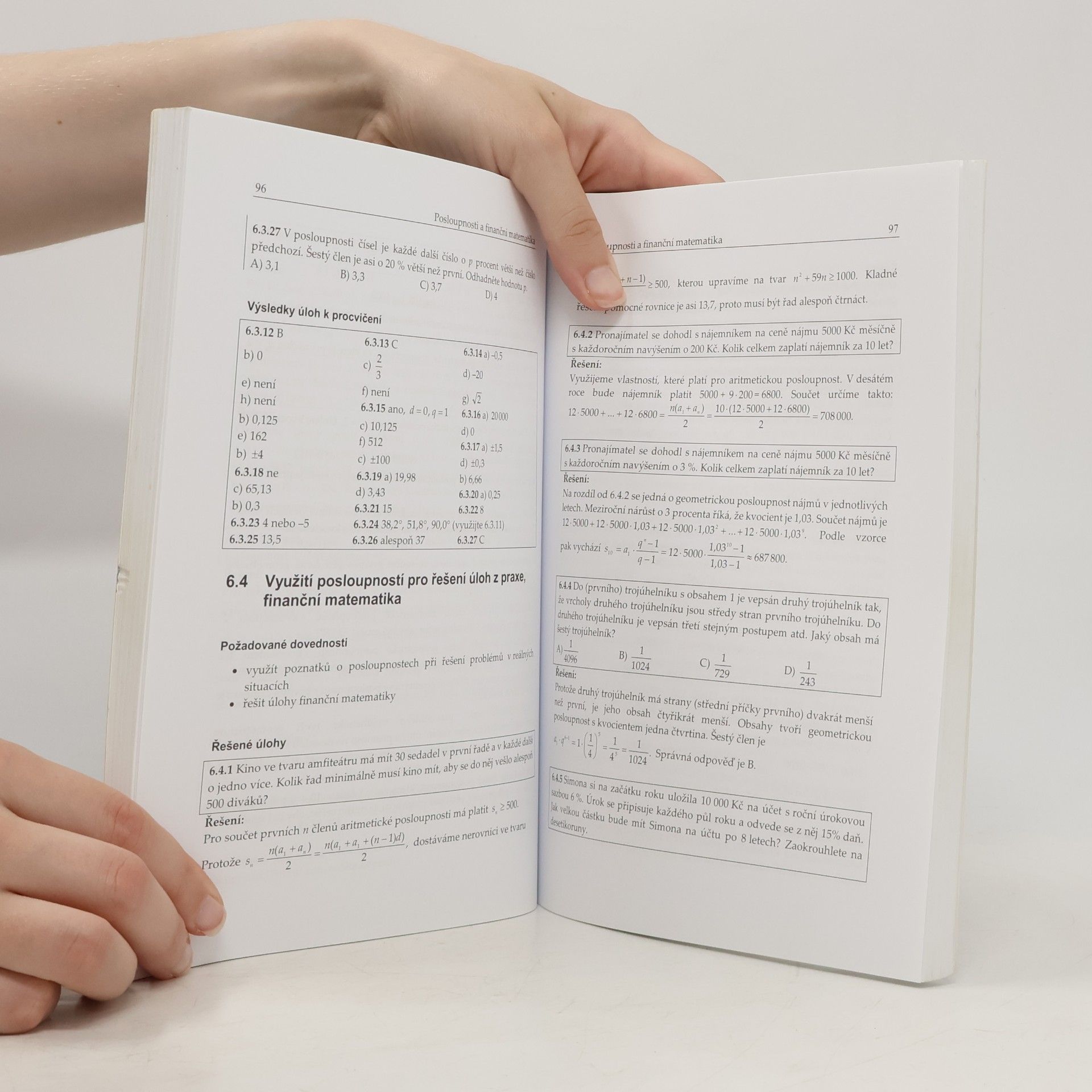 Miroslav Hruška Státní maturita z matematiky v testových úlohách včetně řešení