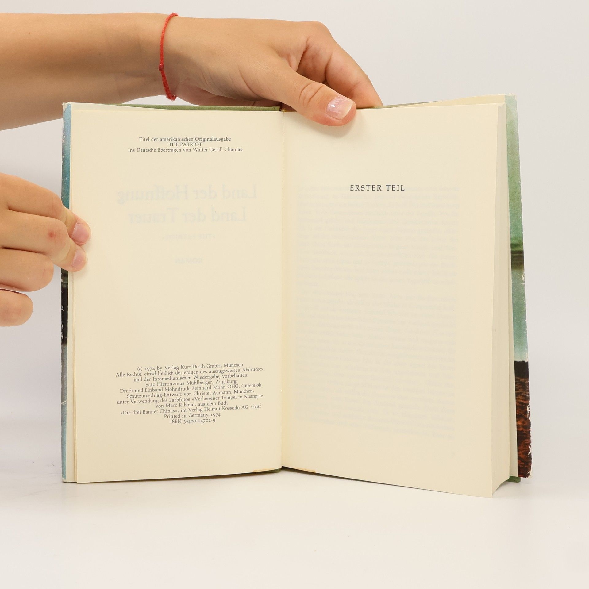 Pearl S. Buck Land der Hoffnung. Land der Trauer