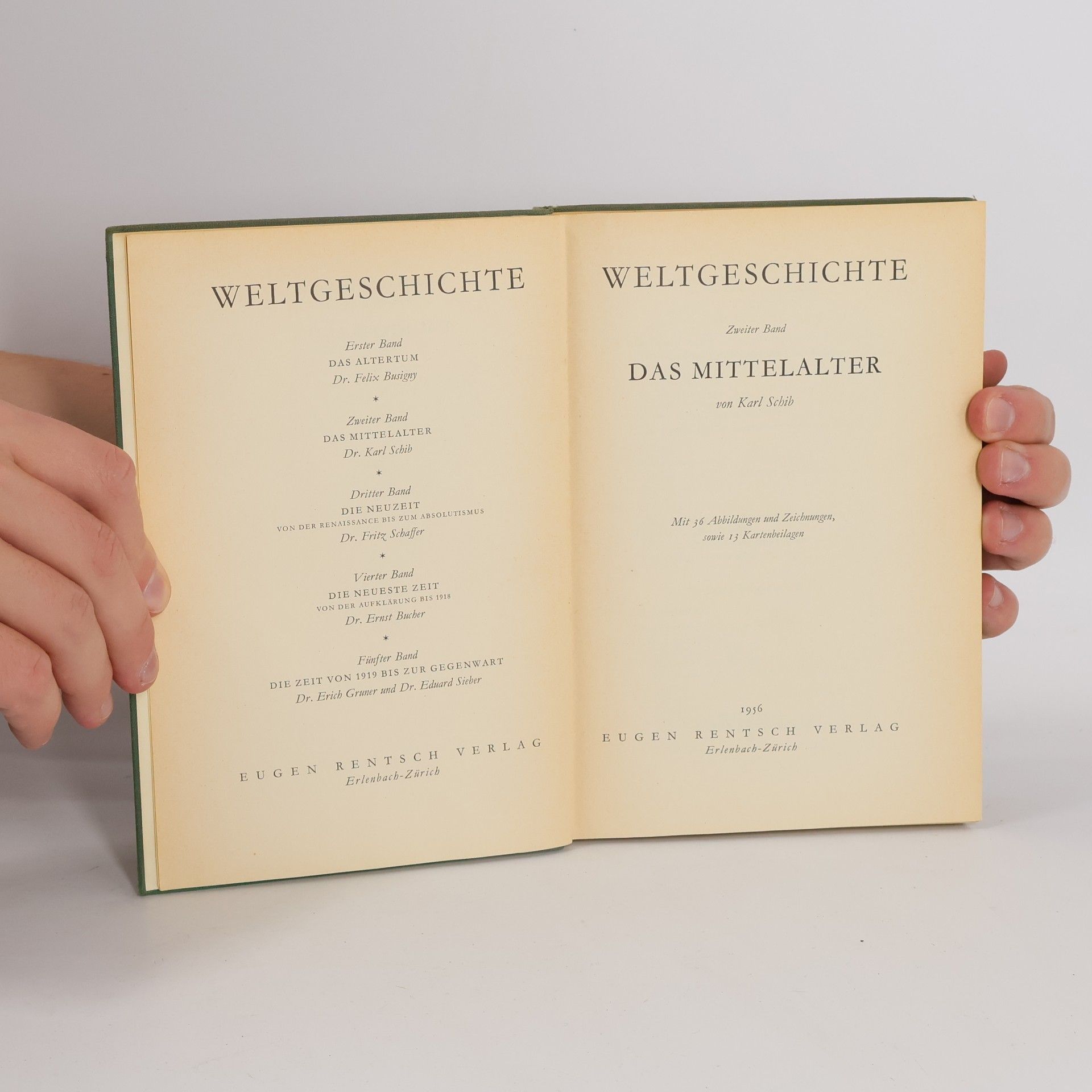 Karl Schib Weltgeschichte II. Das Mittelalter