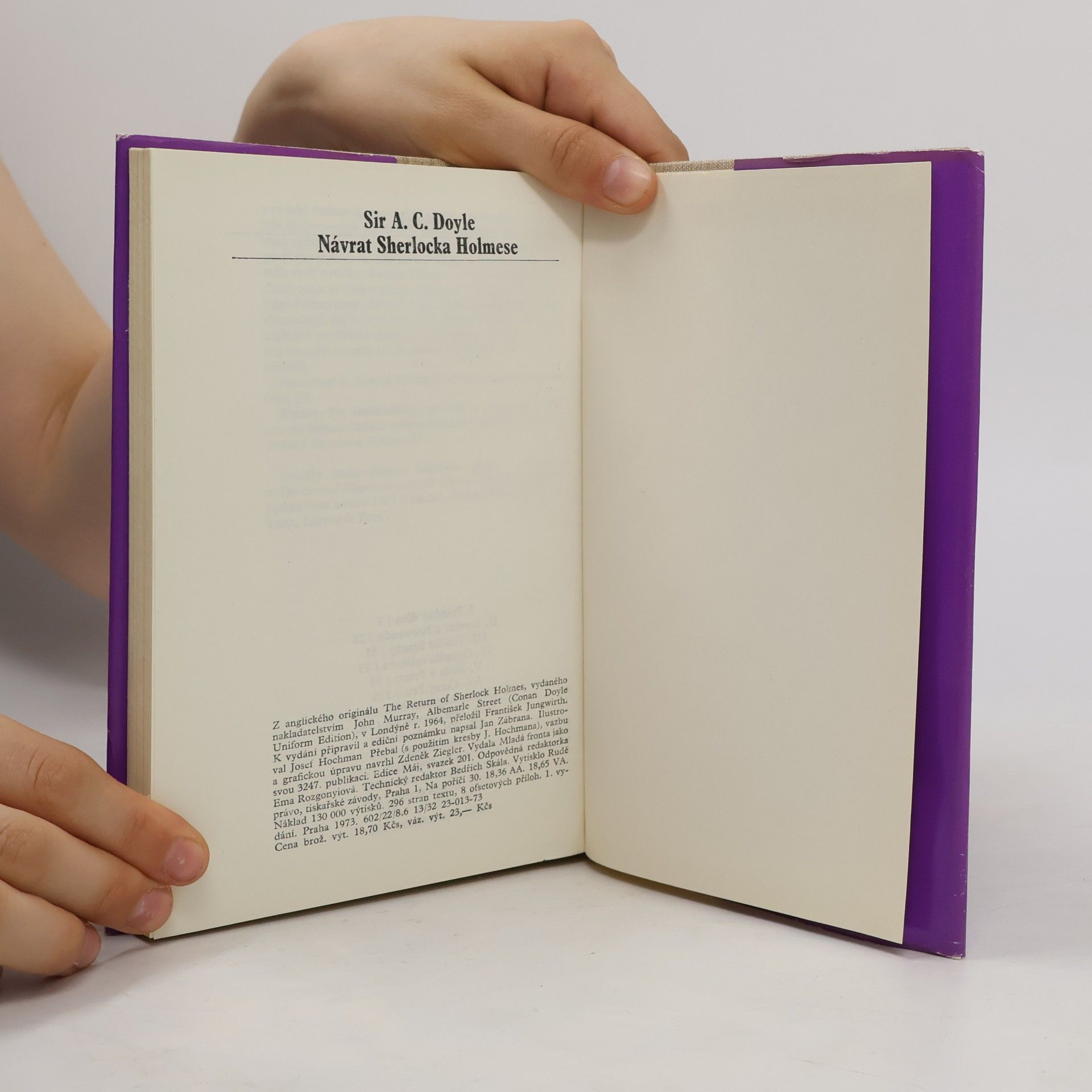 Arthur Conan Doyle Návrat Sherlocka Holmese