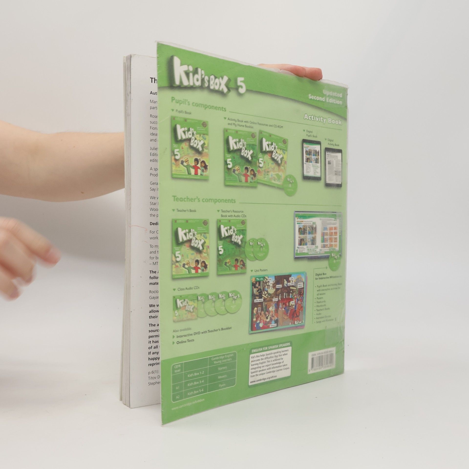 Caroline Nixon Kid's Box Level 5 Activity Book With CD ROM And My Home Booklet Updated English For Spanish Speakers