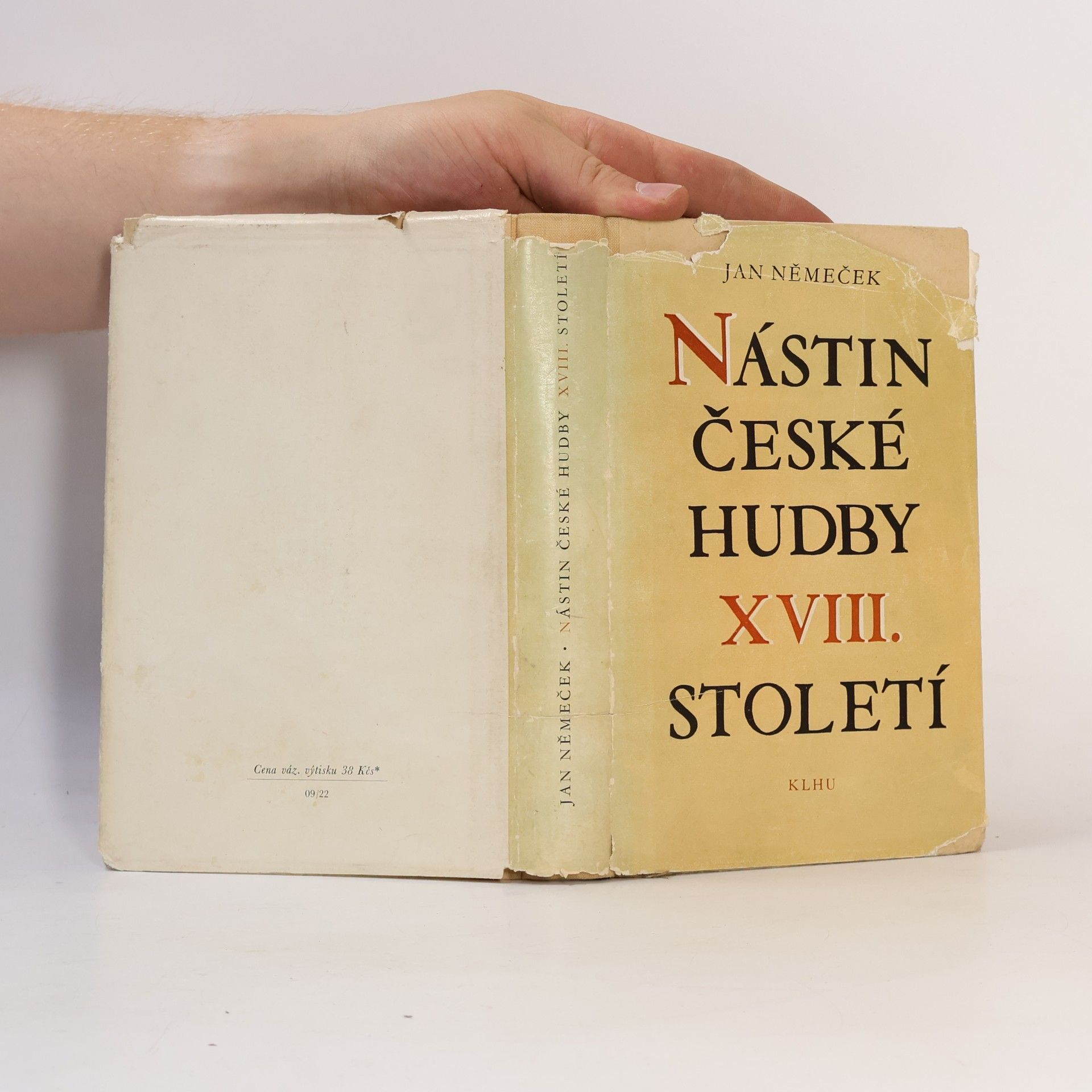Jan Němeček Nástin české hudby XVIII. století