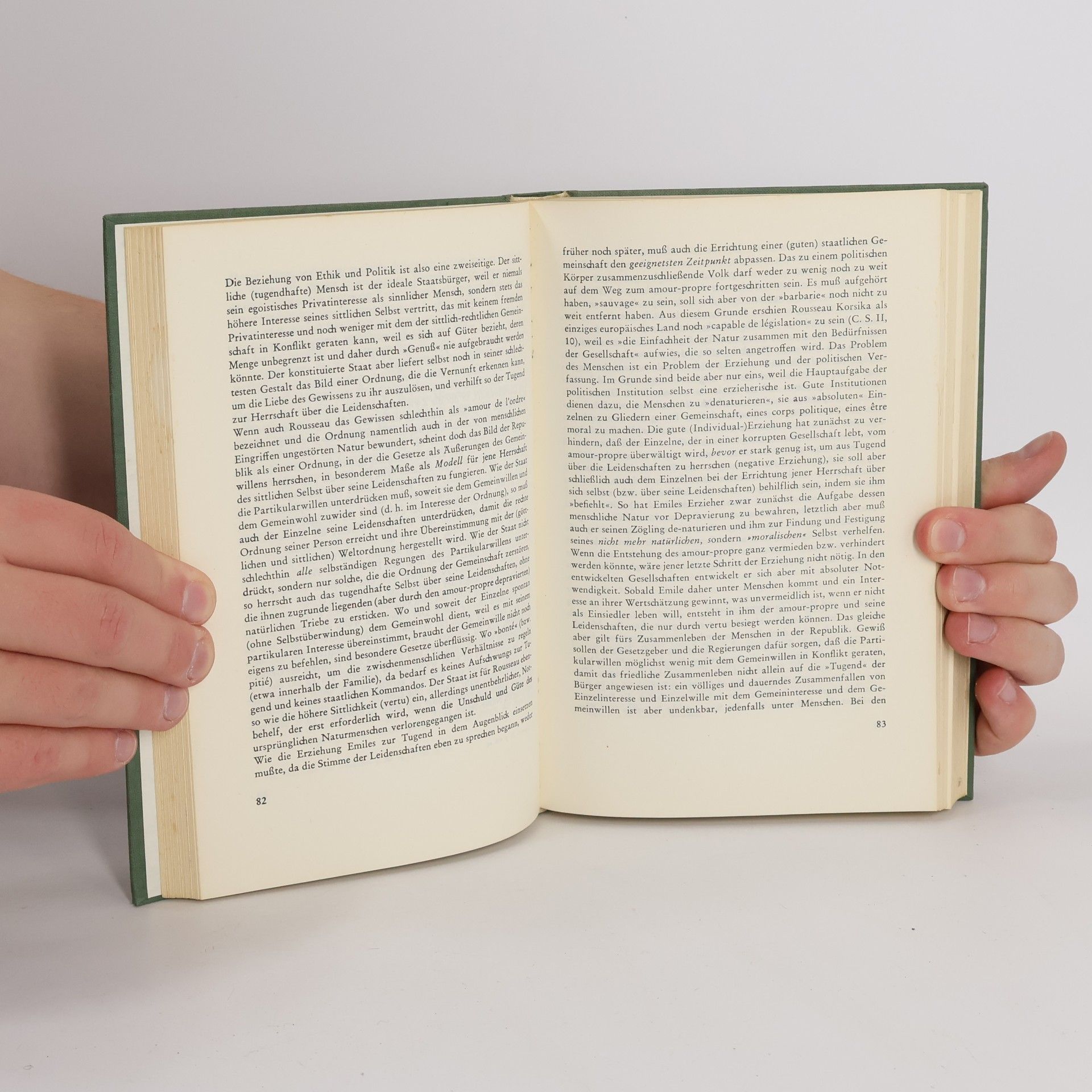 Iring, Fetscher Rousseaus politische Philosophie