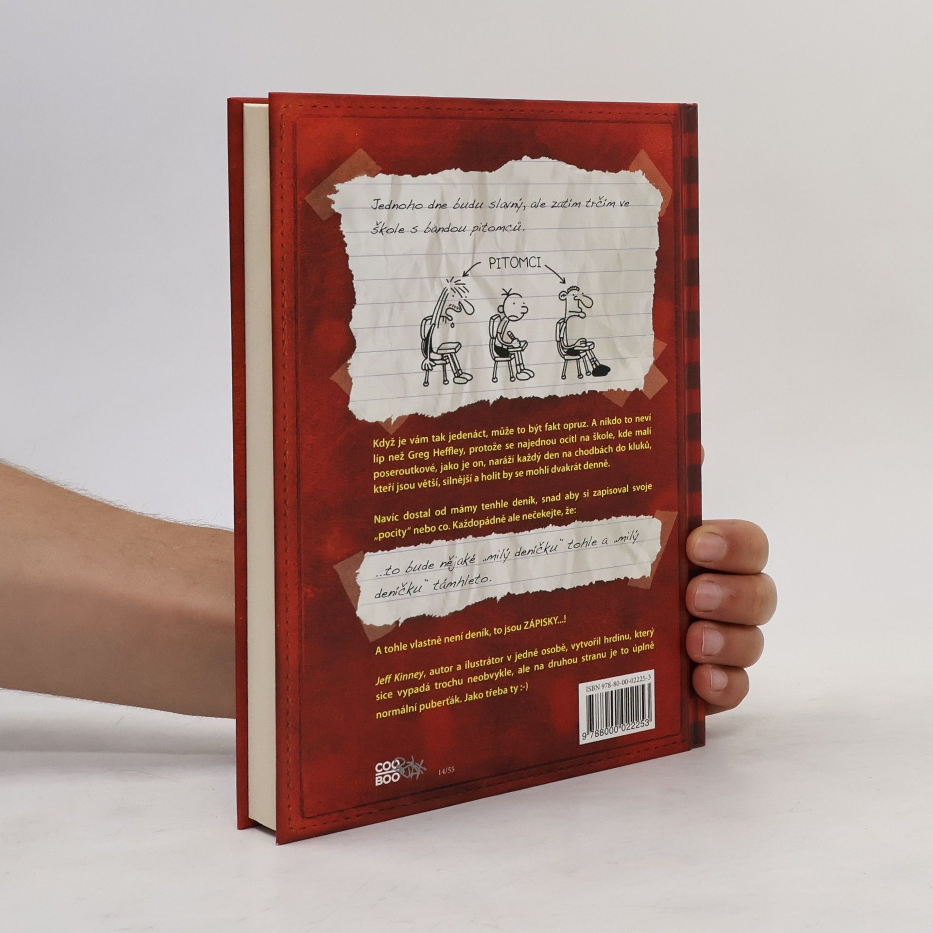 Jeff Kinney Deník malého poseroutky 1